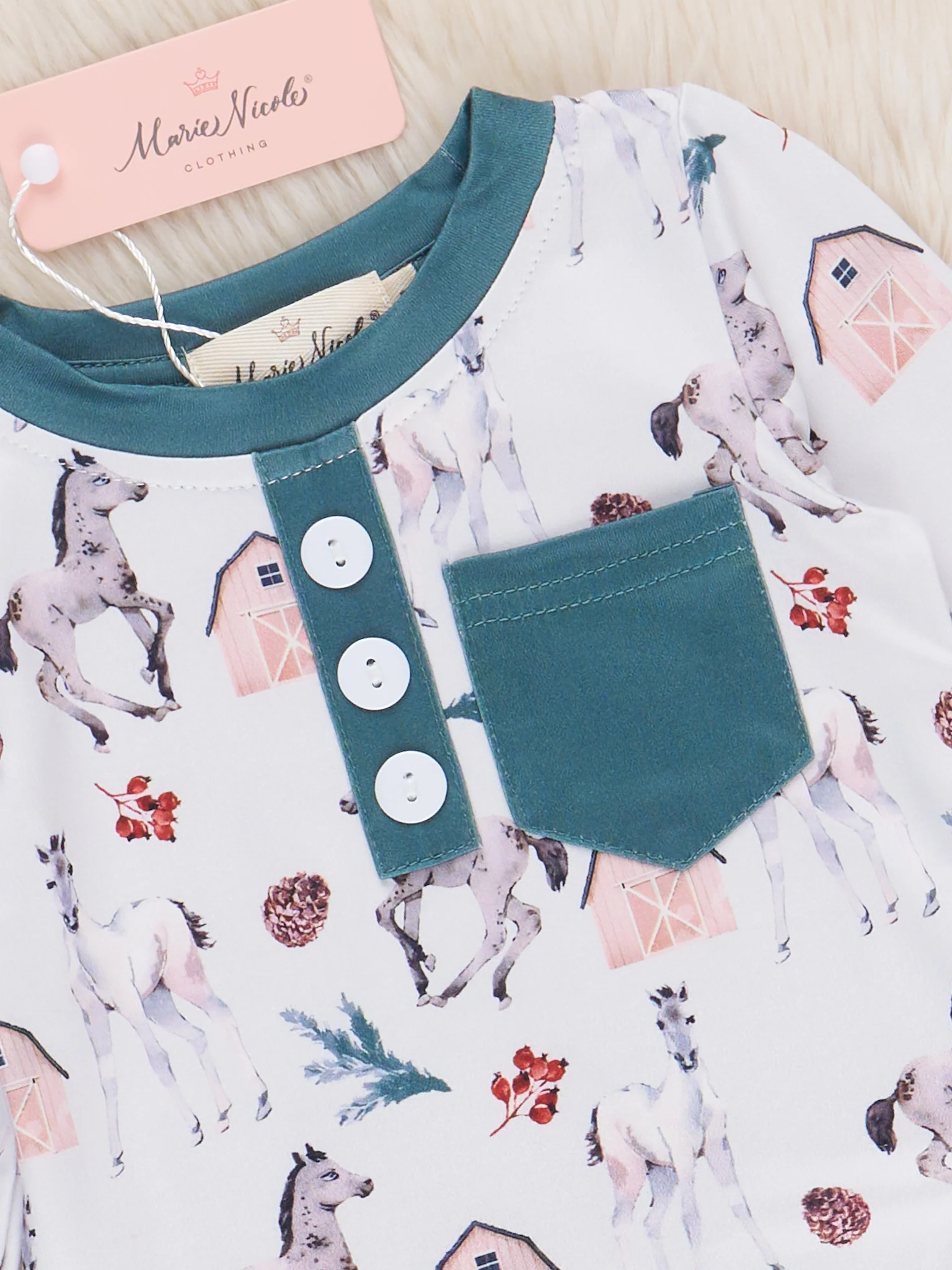 Equestrian Love Bubble Romper - Image 2