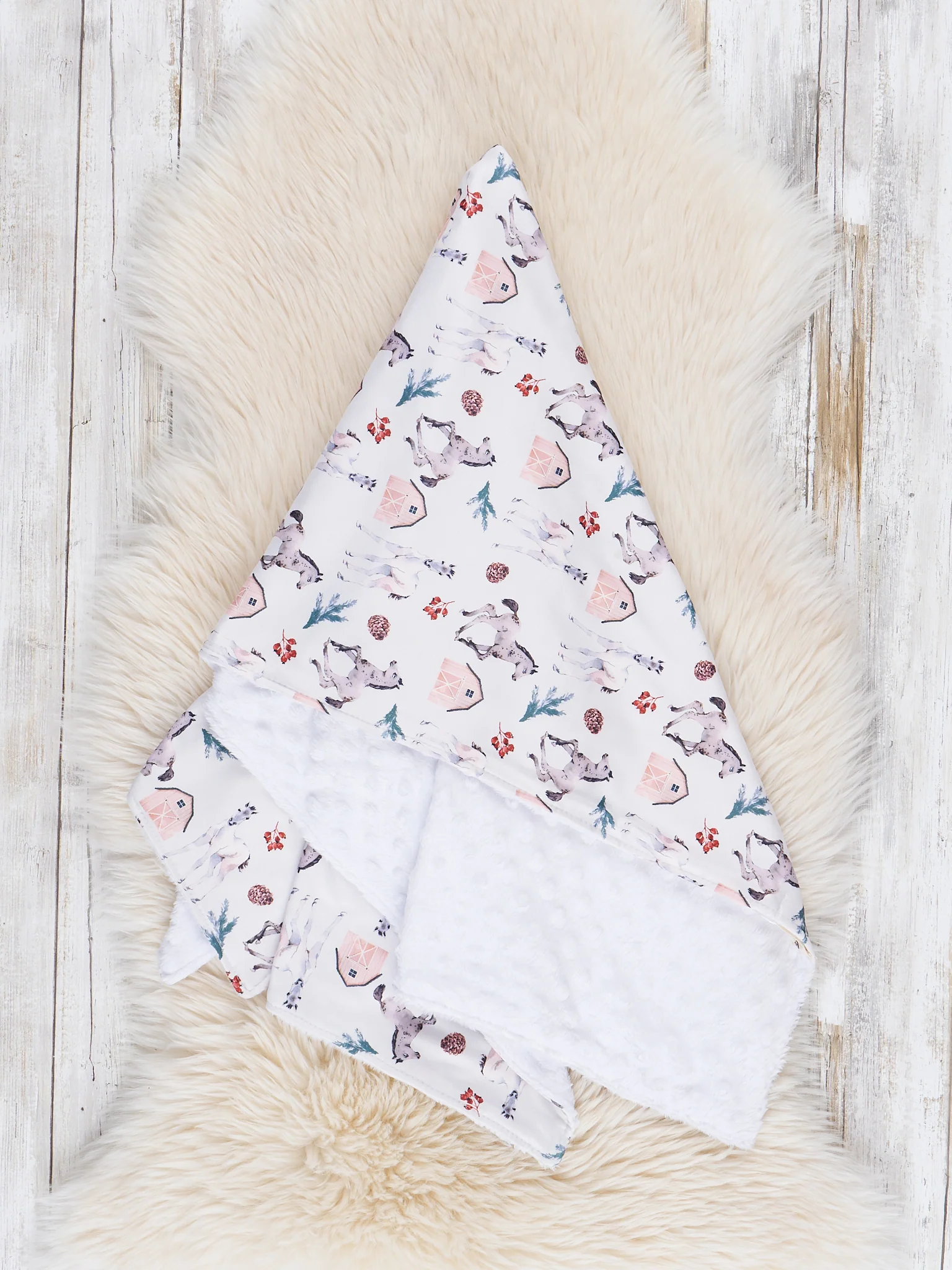 Equestrian Love Minky Blanket