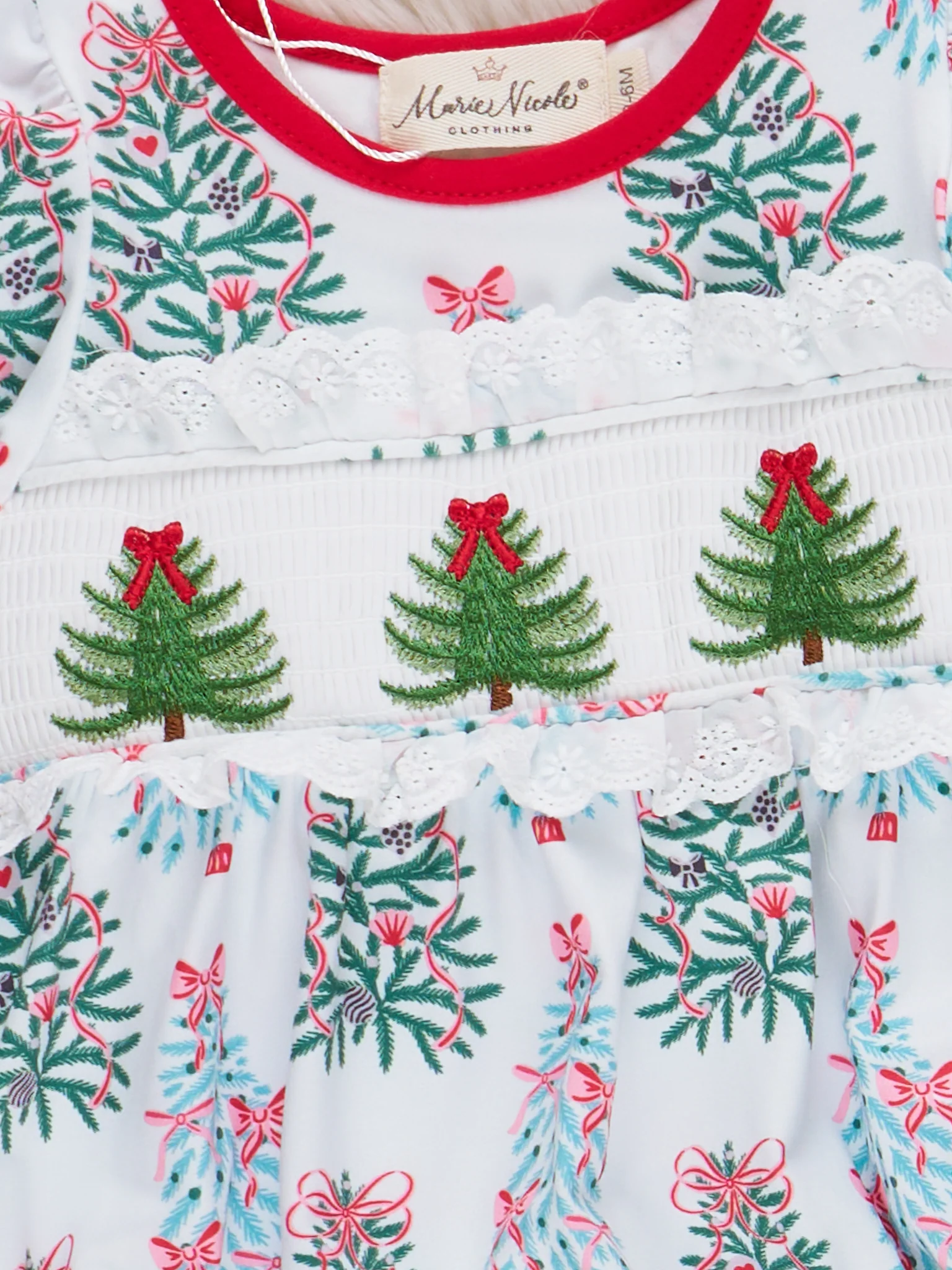 Evergreen Nettles Smocked Dress - Image 3