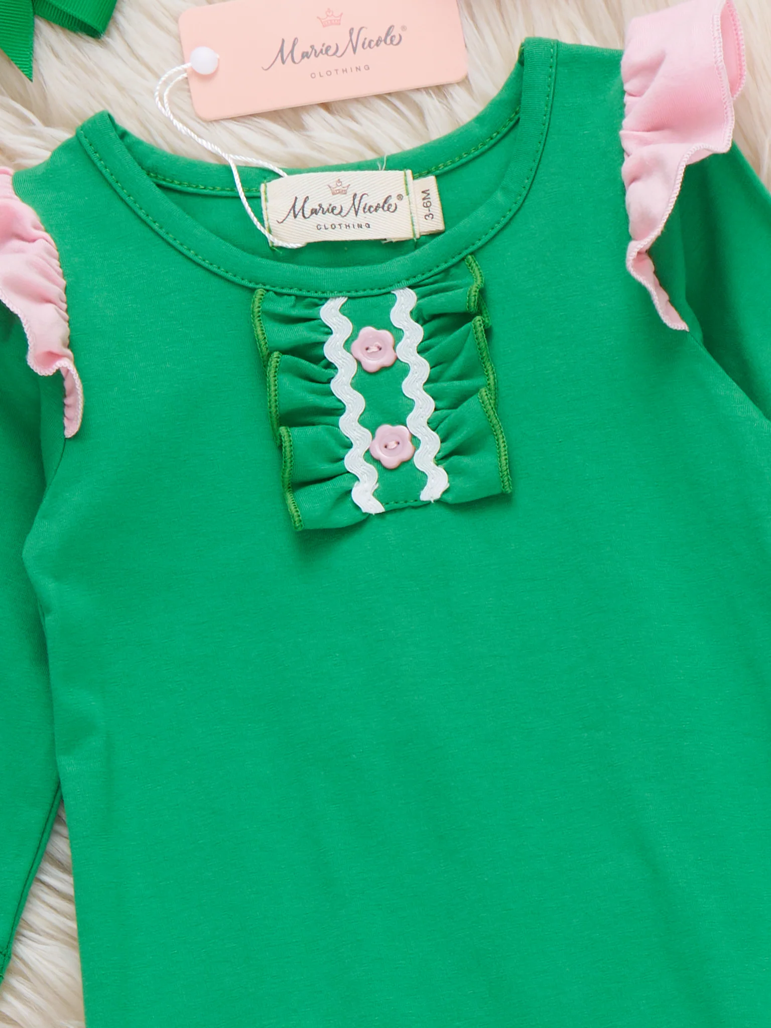 Ever-Lucky Celebration Ruffle Romper - Image 2