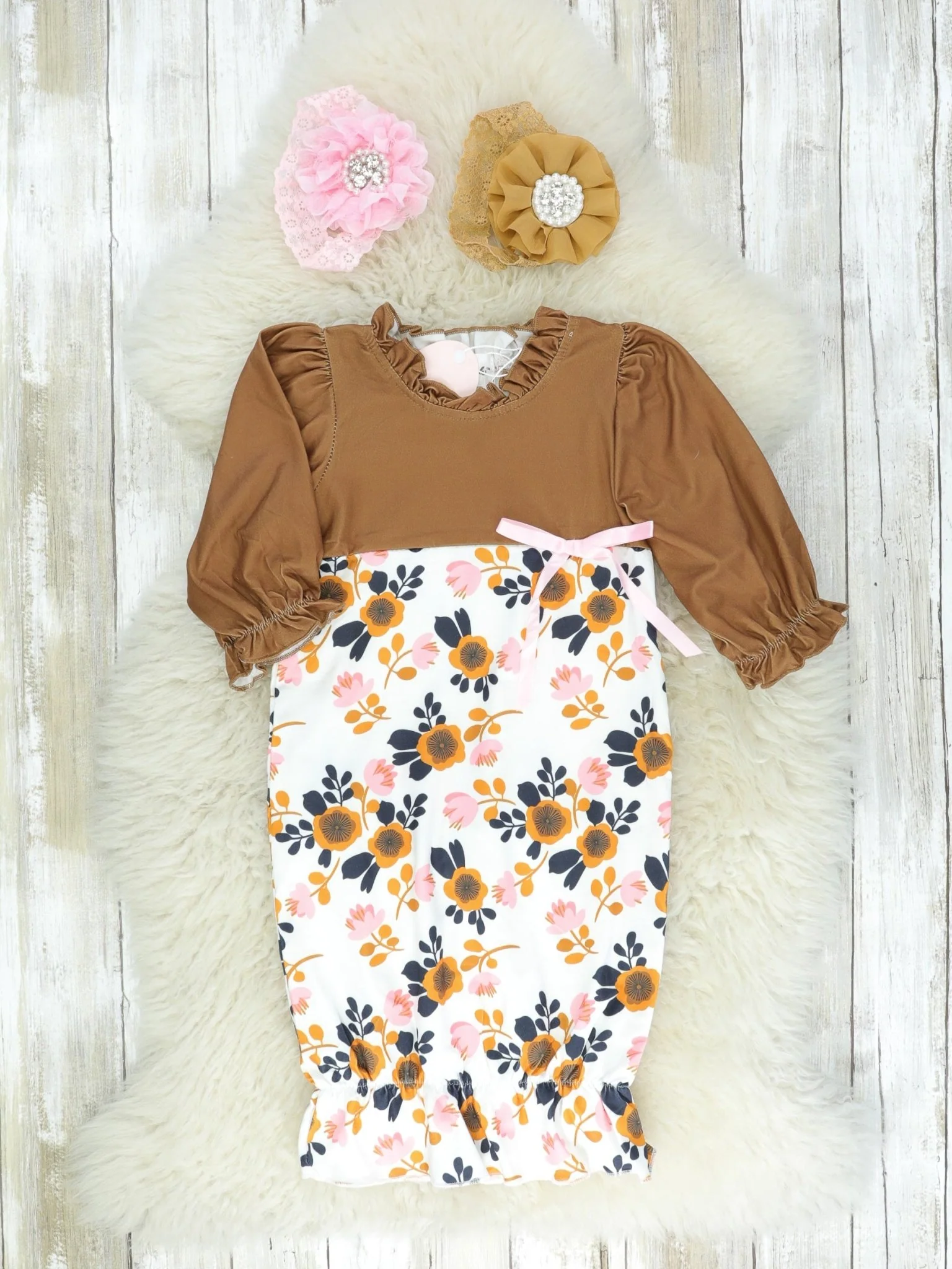 Fall Florals Sleep Gown