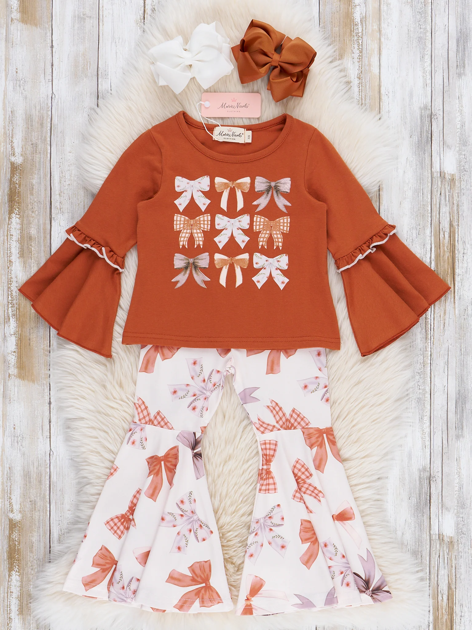 Falling for Bows Bell Bottom Outfit - Image 2