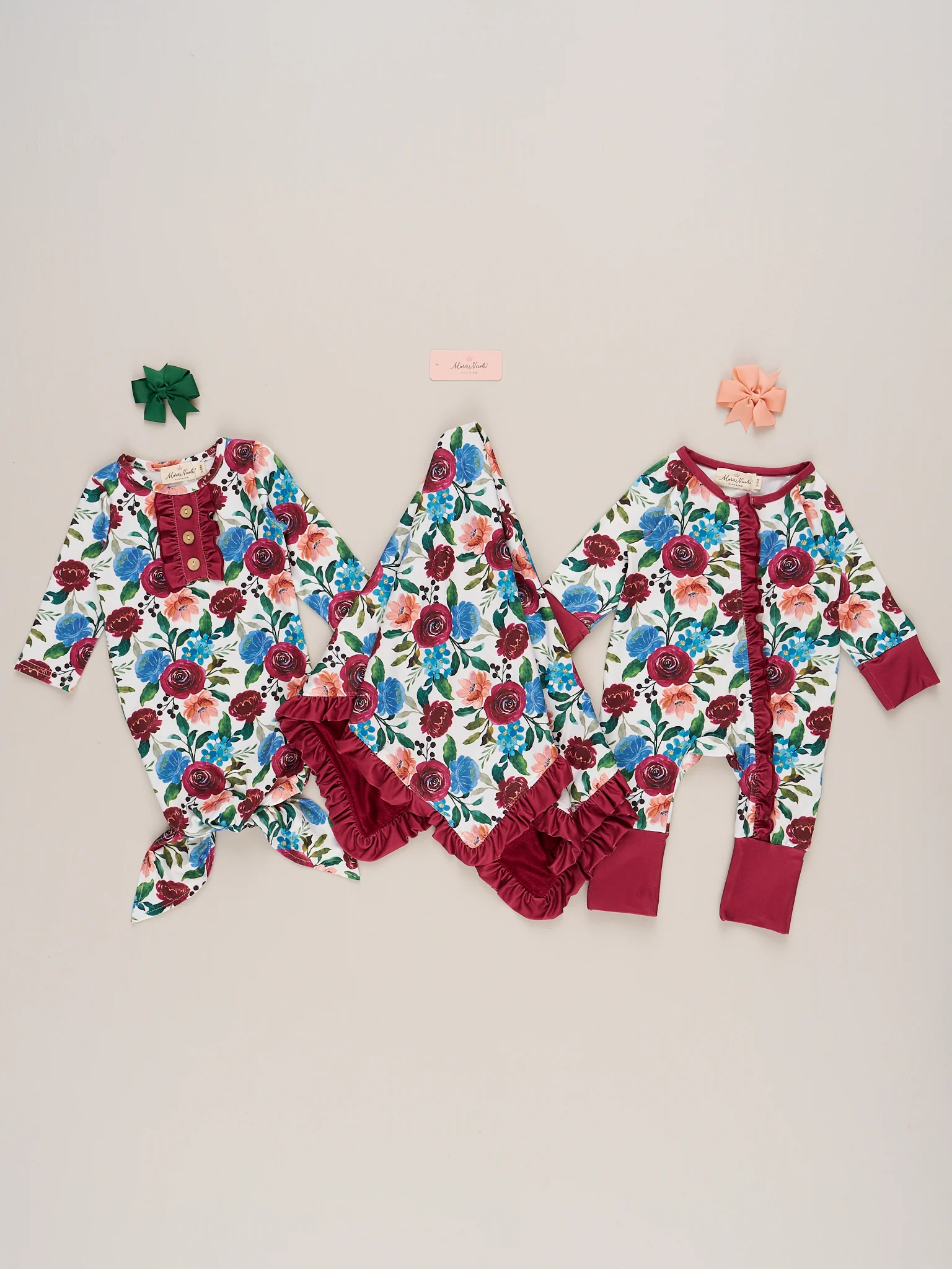 Falling for Florals Sleeper Pajamas - Image 5