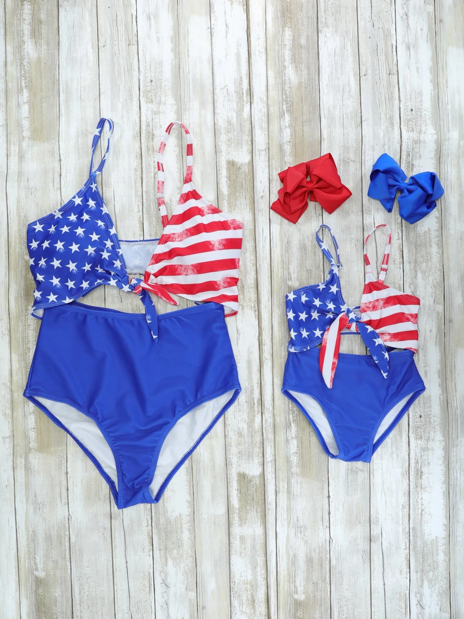 Family American Flag Swimsuit - Image 2