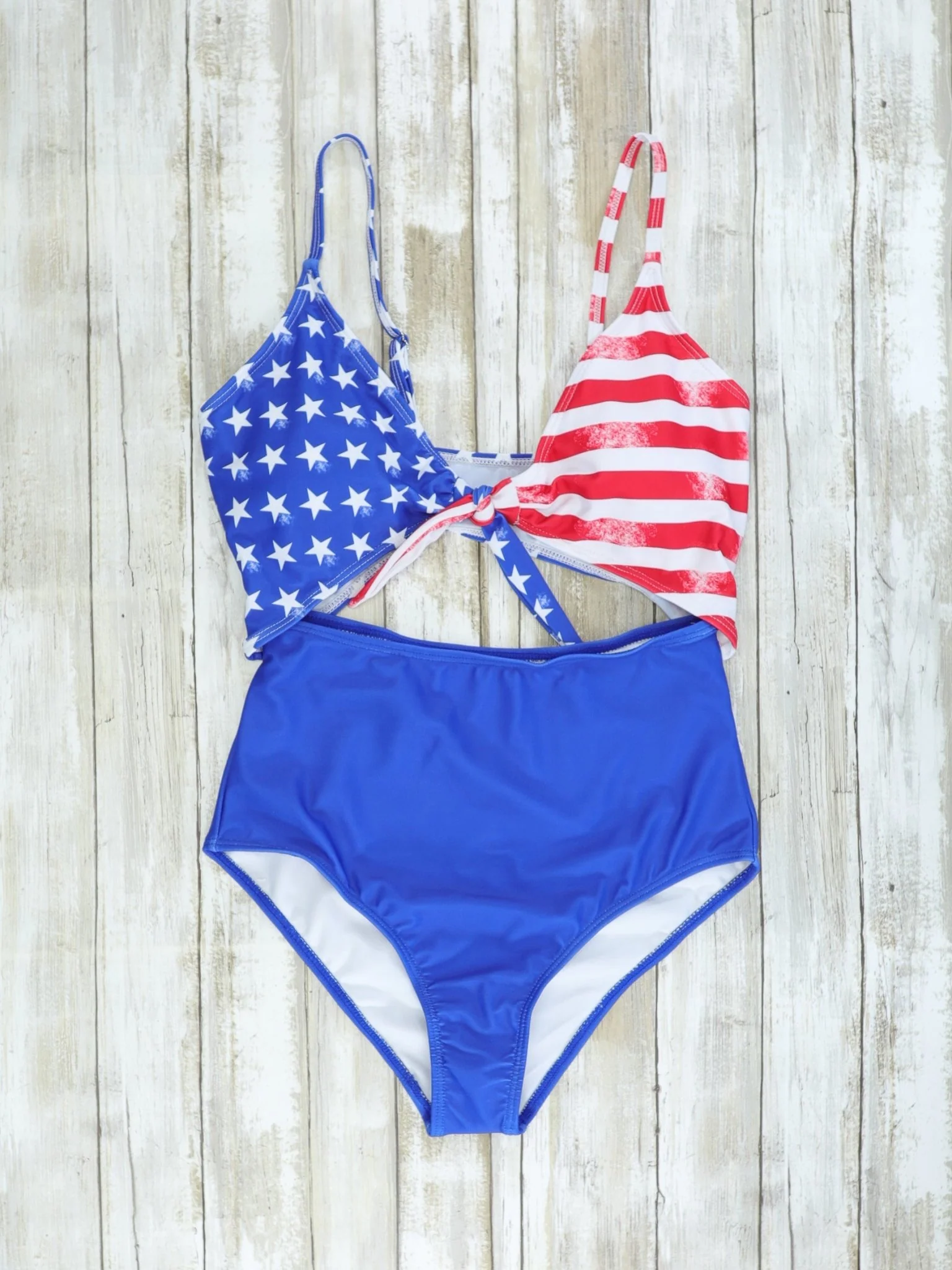 Family American Flag Swimsuit - Image 4