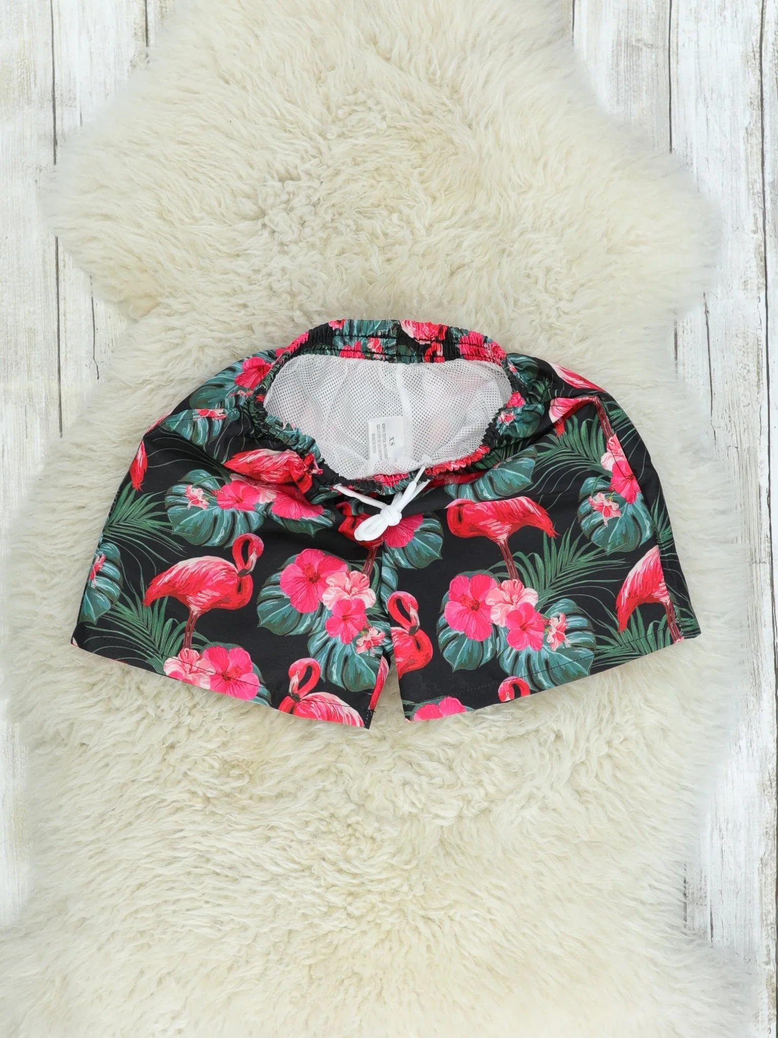 Family Dark Green Flamingo Swimsuit - Image 6