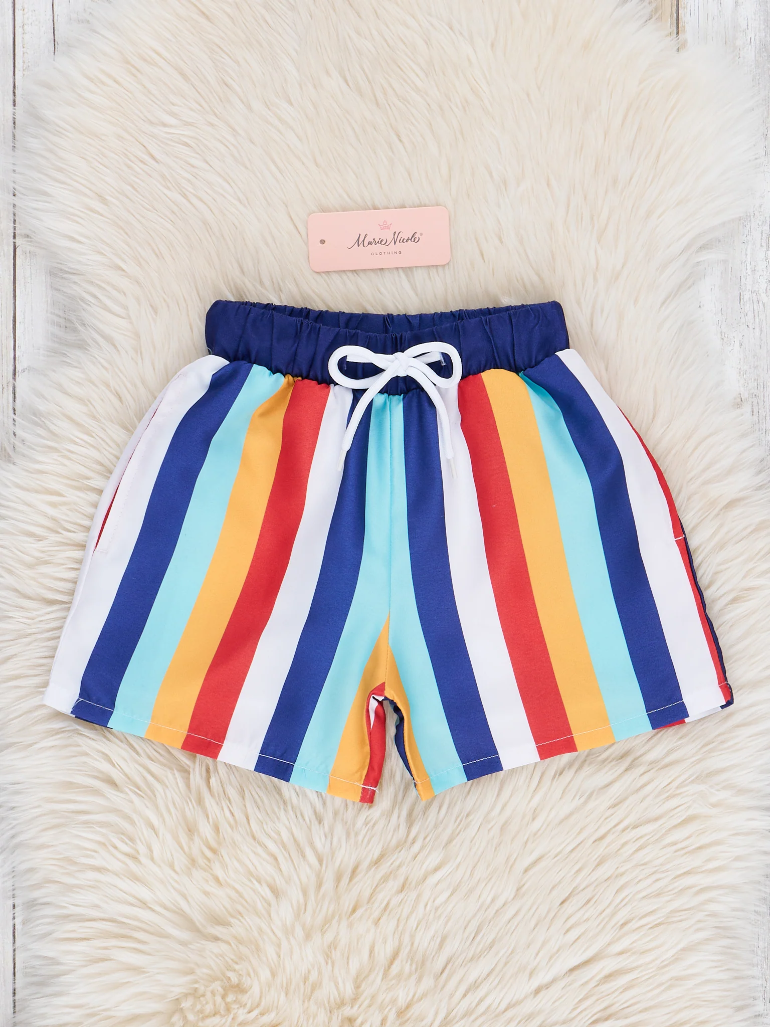 Family Navy Striped Swimsuit - Image 6