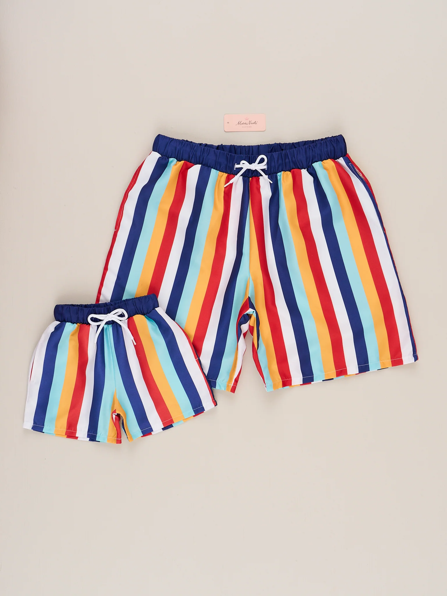 Family Navy Striped Swimsuit - Image 8