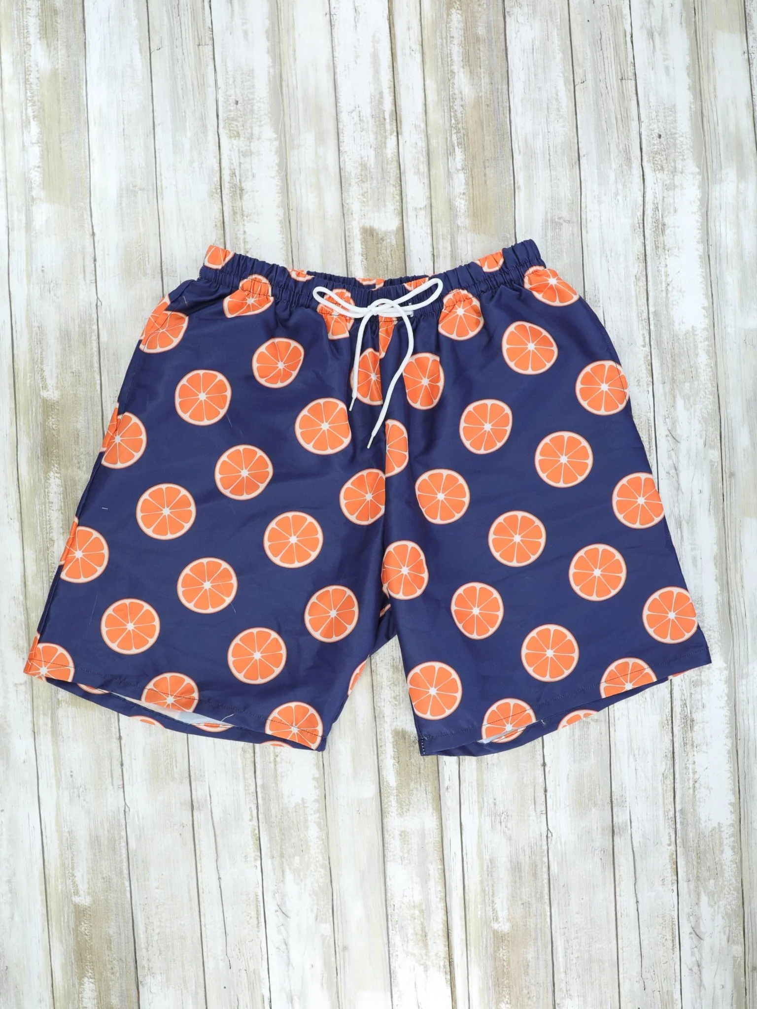 Family Orange & Navy Blue Swimsuit - Image 6
