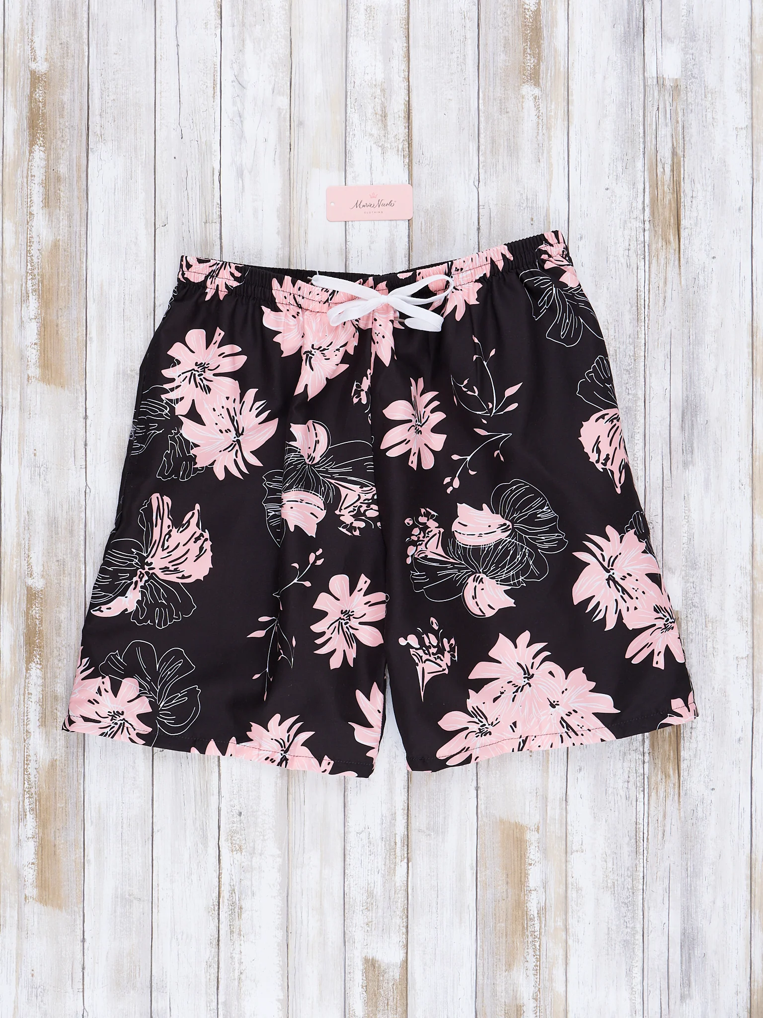 Family Pink & Black Wildflowers Swimsuit - Image 5