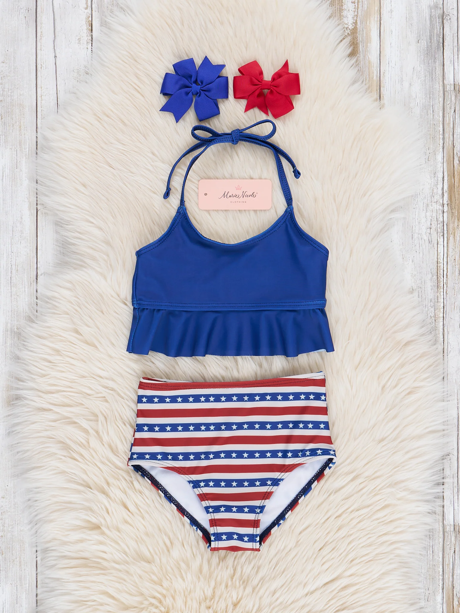 Family Stars & Stripes Swimsuits - Image 3
