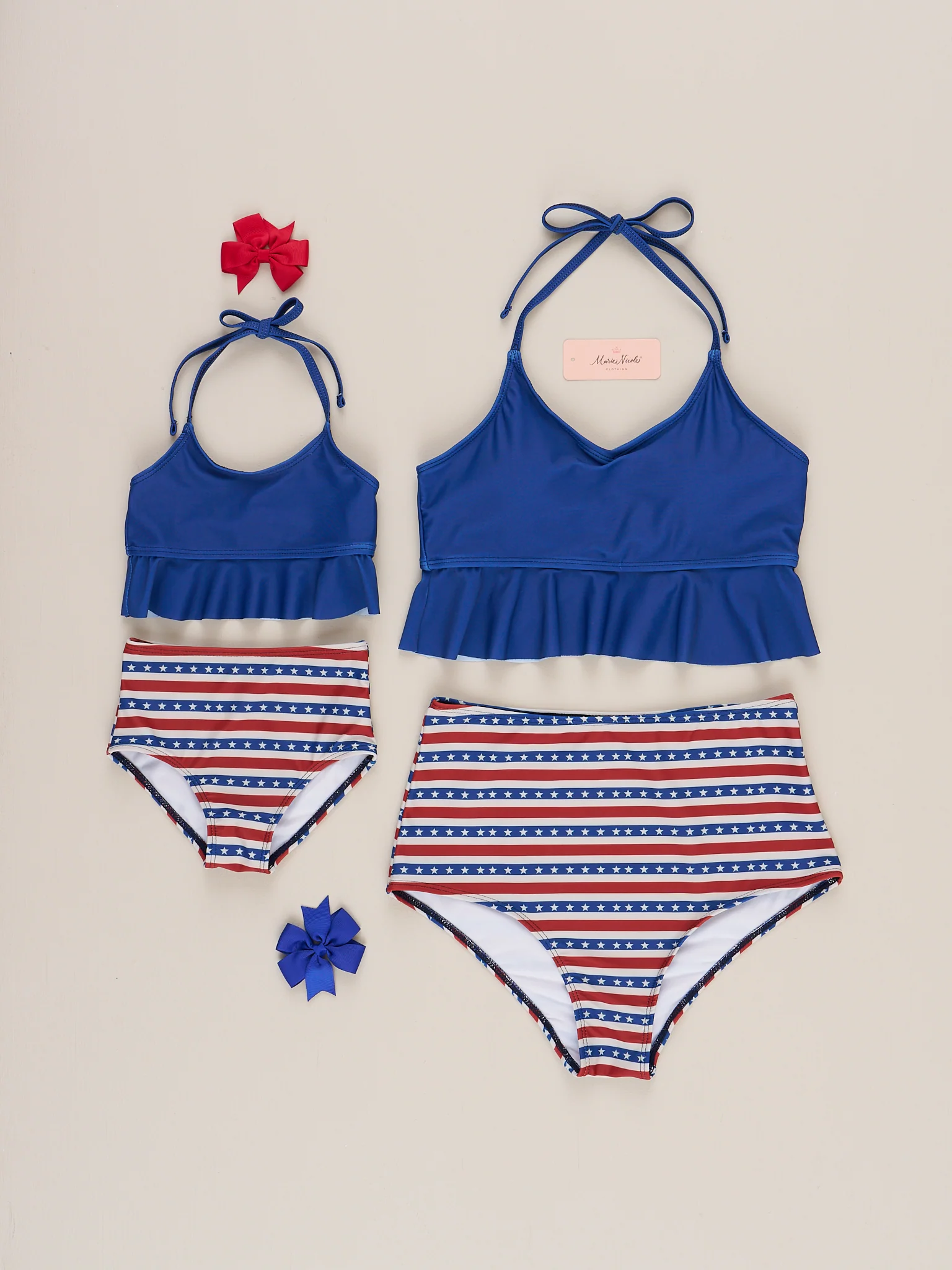 Family Stars & Stripes Swimsuits - Image 9