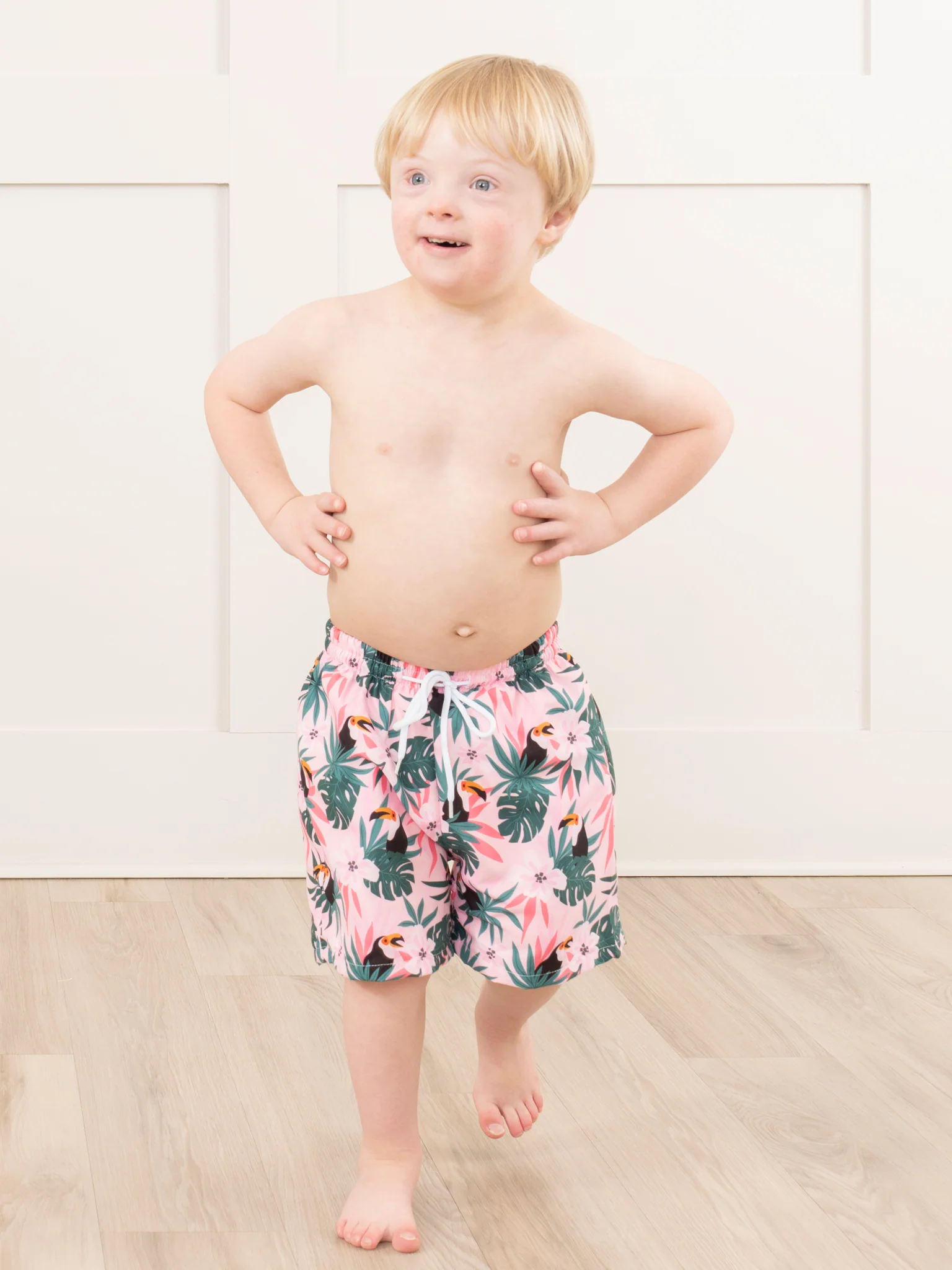 Family Tropical Leaves Swimsuit - Image 3