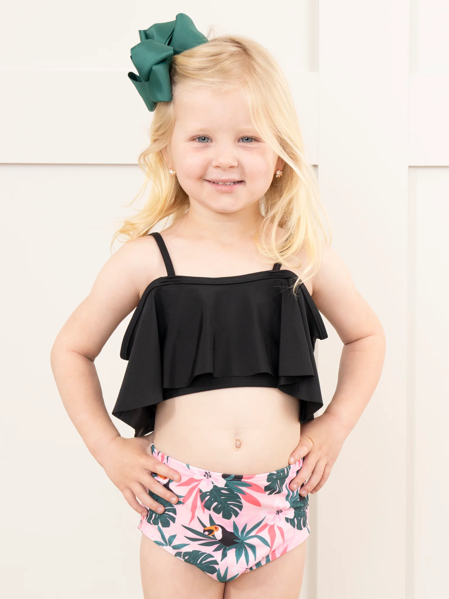Family Tropical Leaves Swimsuit - Image 4