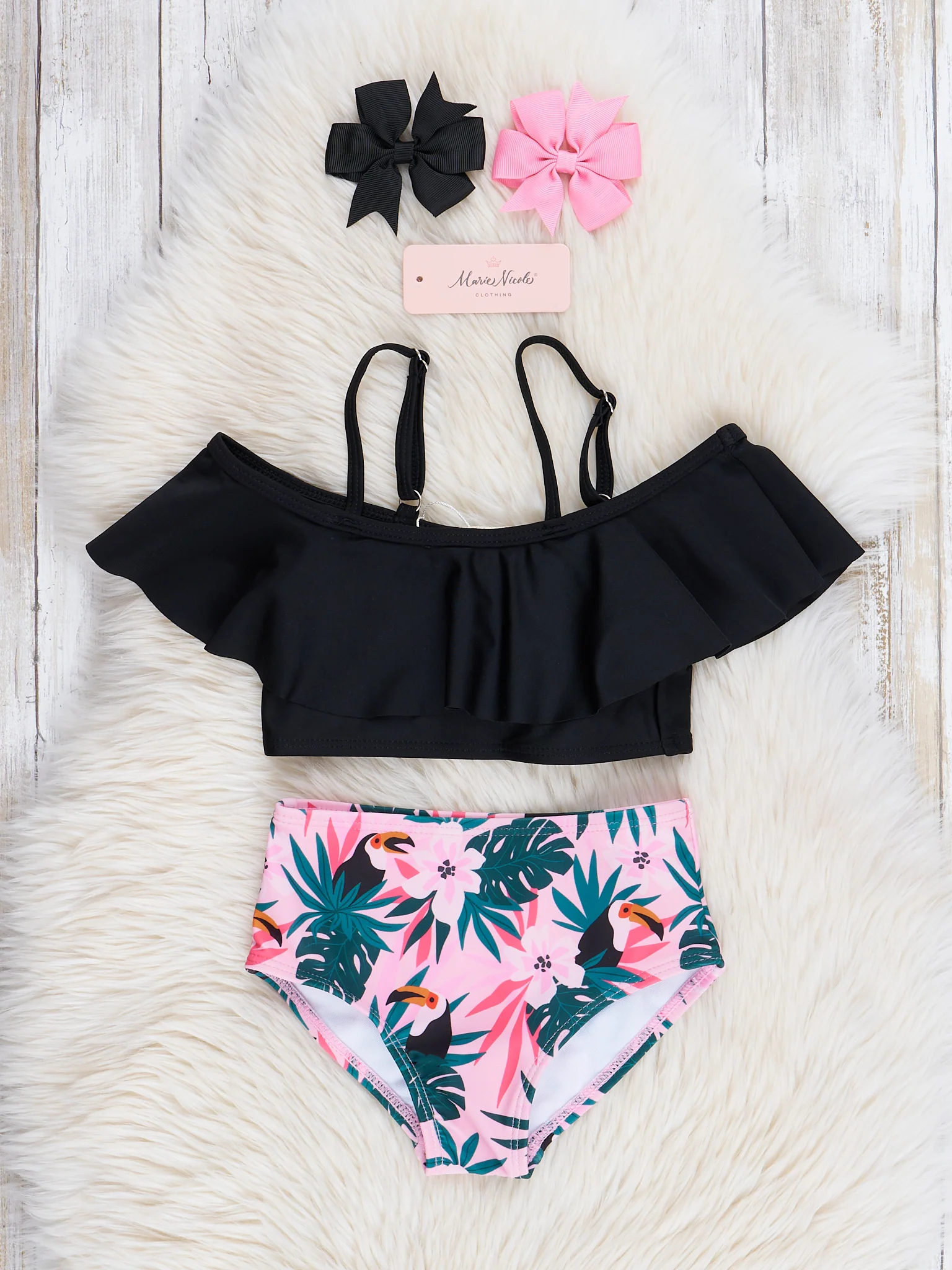 Family Tropical Leaves Swimsuit - Image 5