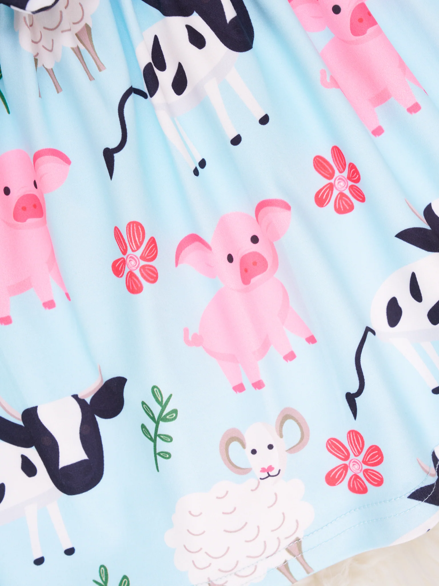 Farm Animal Ruffle Dress - Image 2