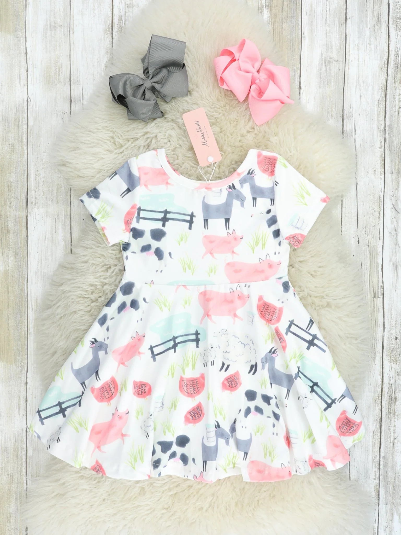 Farm Animal Swing Dress