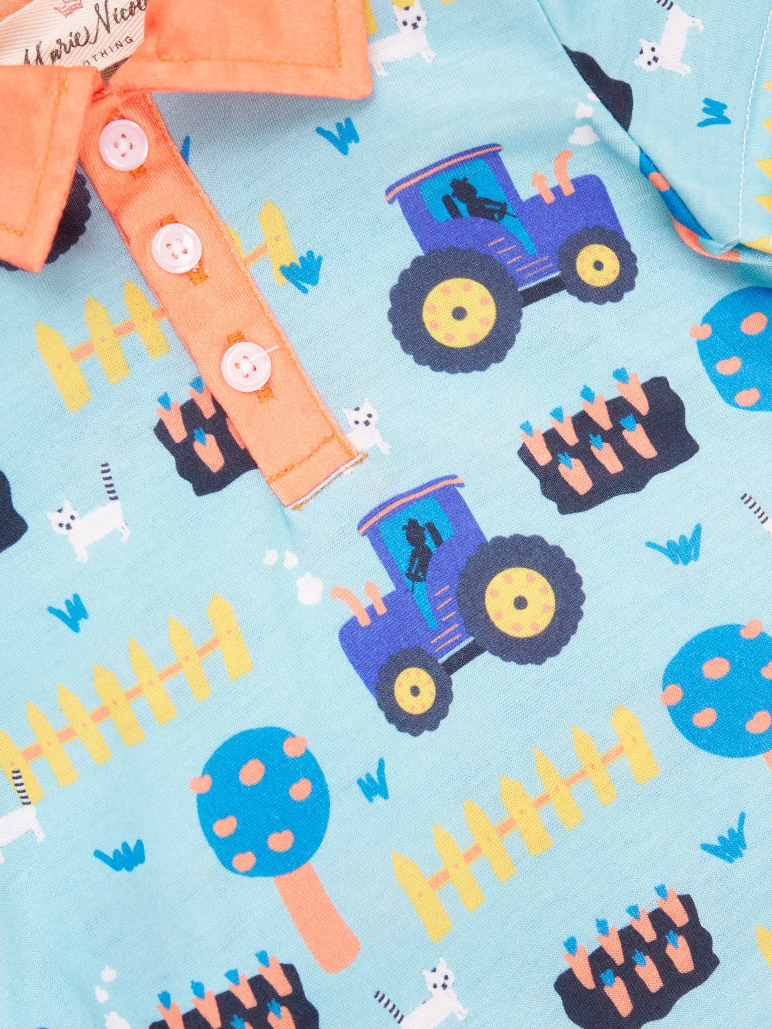 Farm Life Polo Romper - Image 2