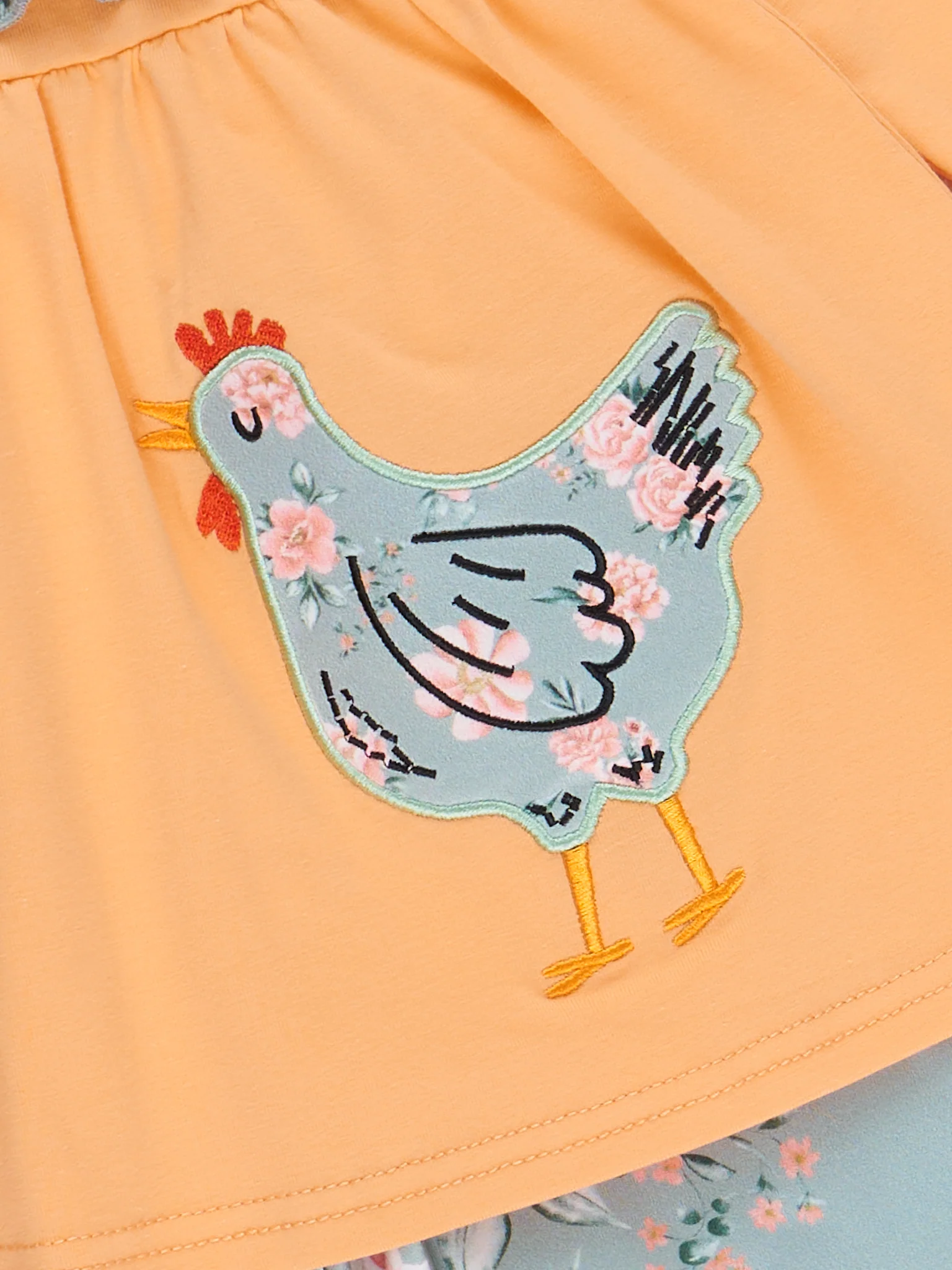 Farmhouse Floral Chick Outfit - Image 3