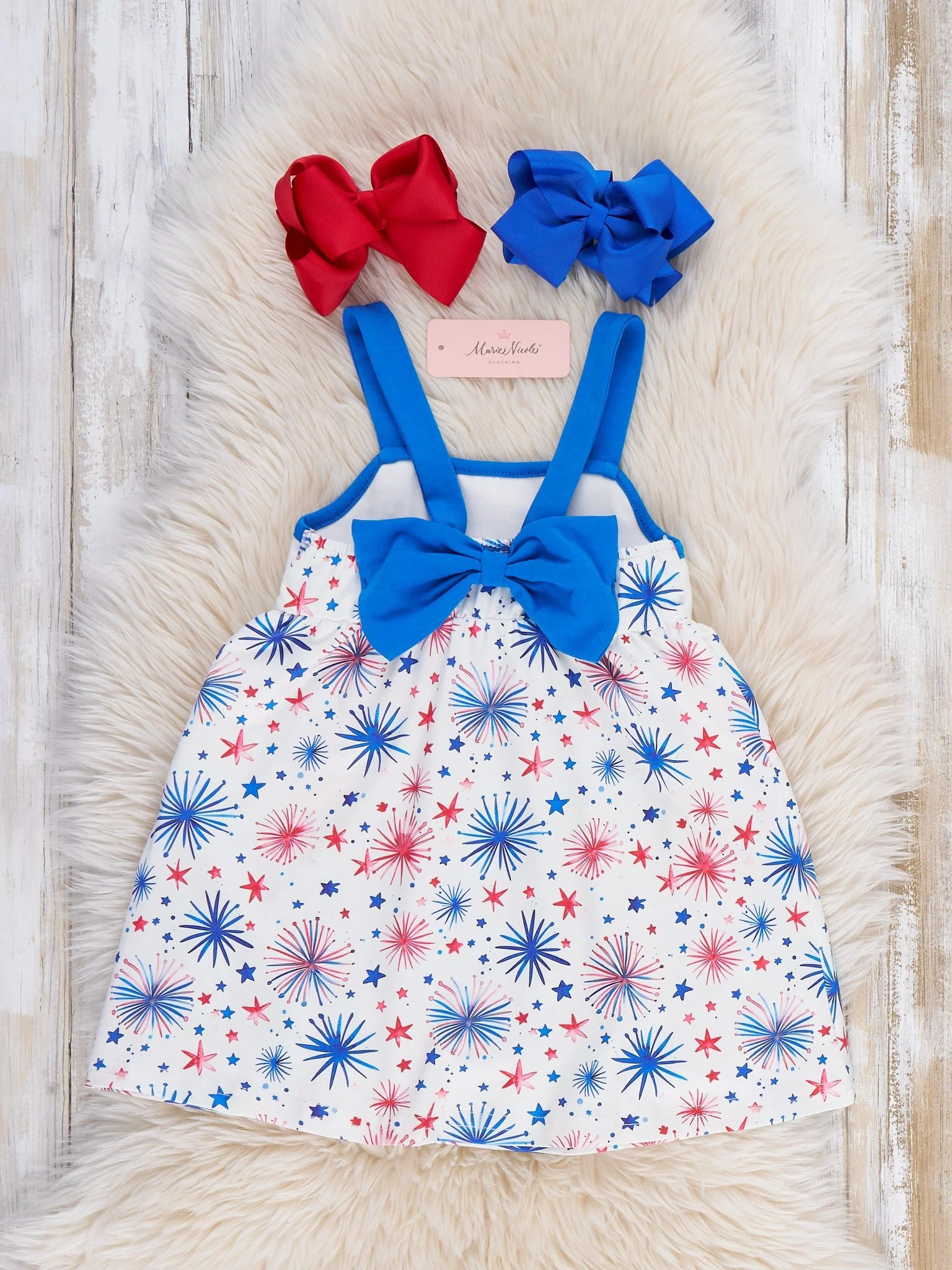 Fireworks & Freedom Embroidered Dress - Image 4