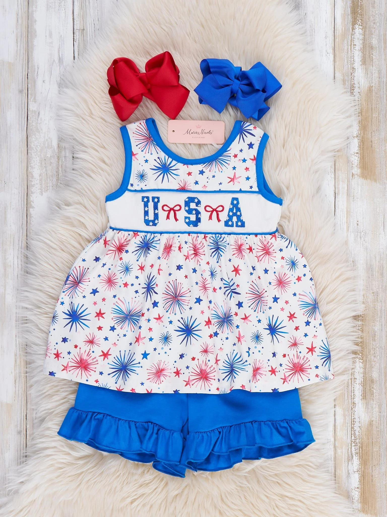 Fireworks & Freedom Embroidered Outfit - Image 2