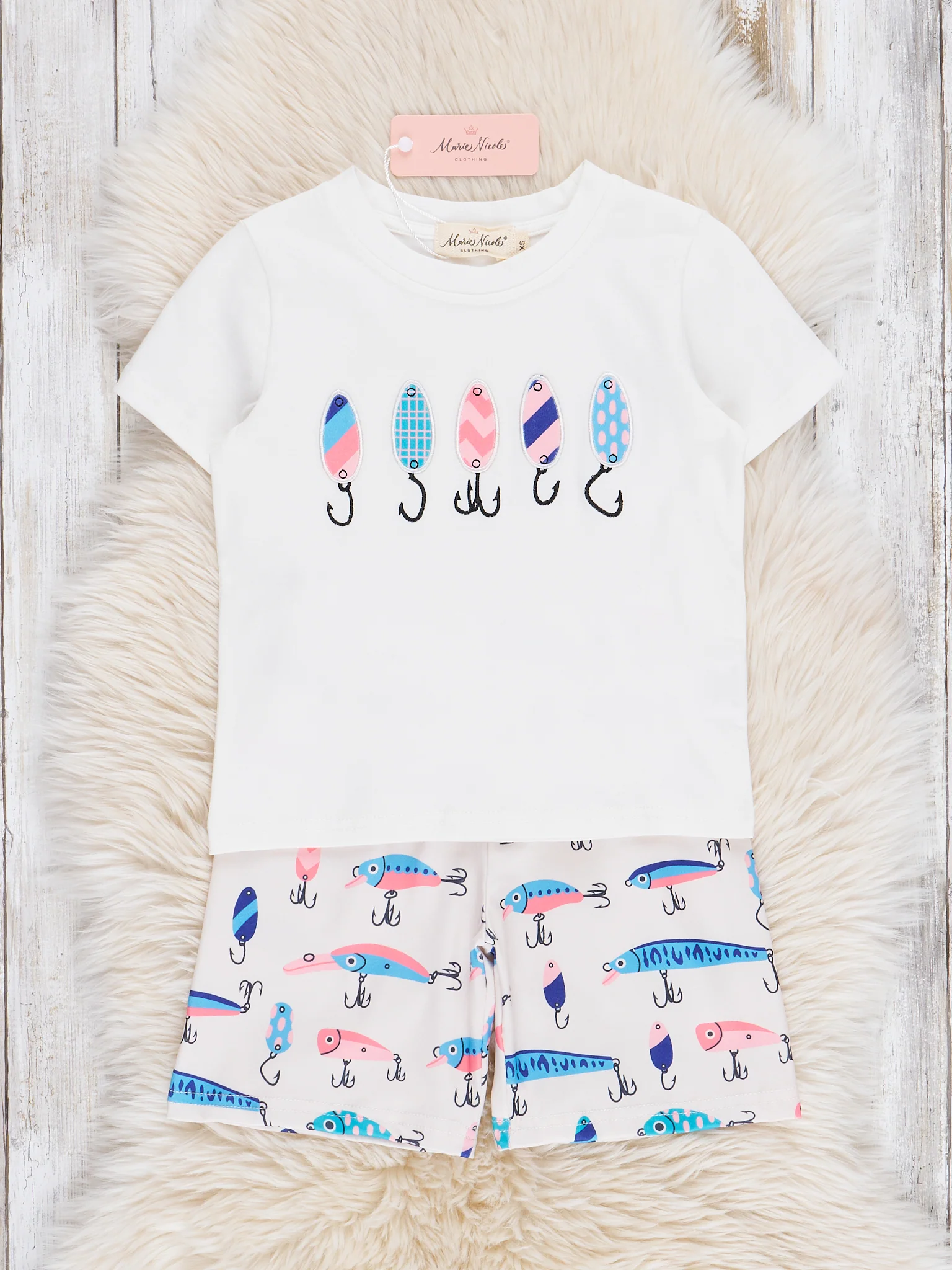 Fishing Lures Embroidered Outfit