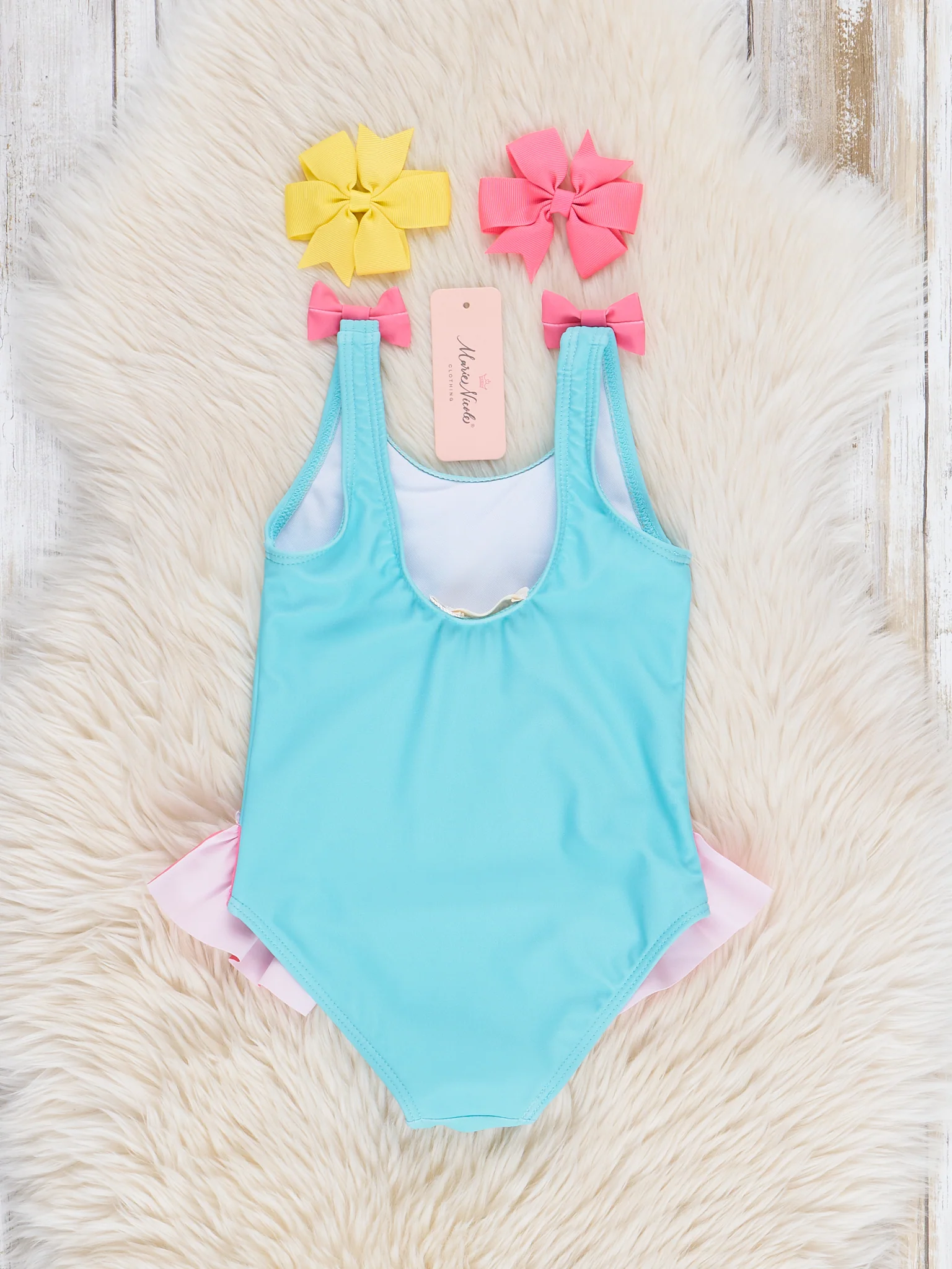 Flamingo Feathers Ruffle Swimsuit - Image 3