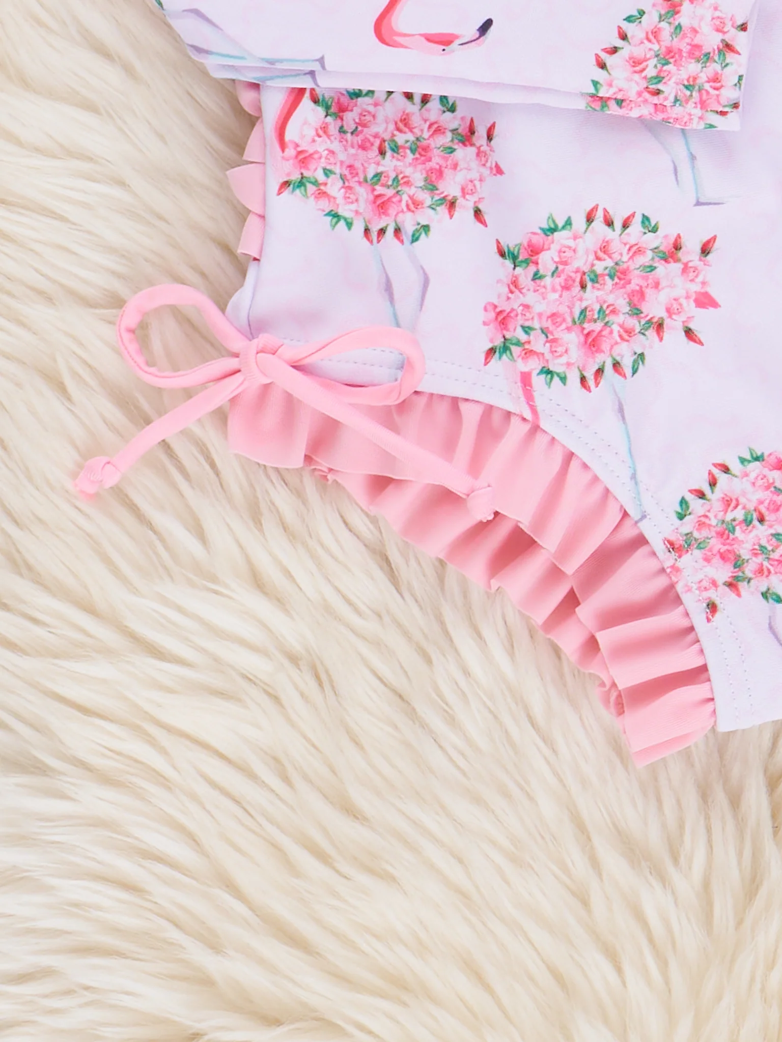 Flamingo Parade Ruffle Rashguard - Image 4