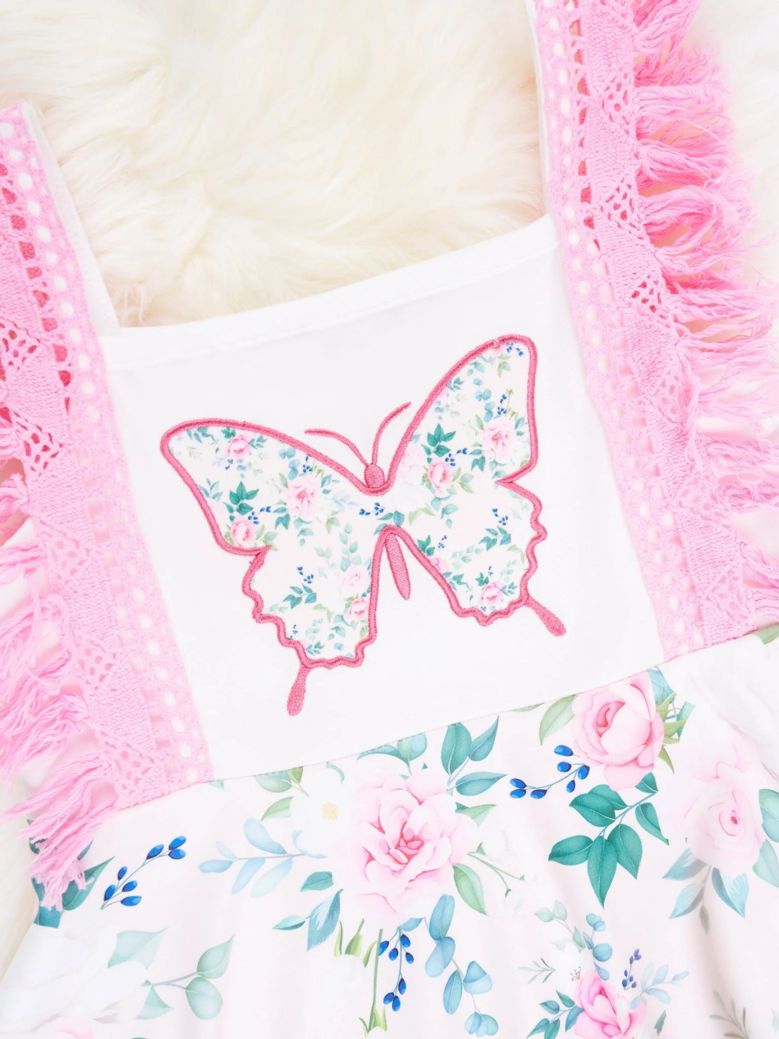 Floral Butterfly Tank Dress - Image 2