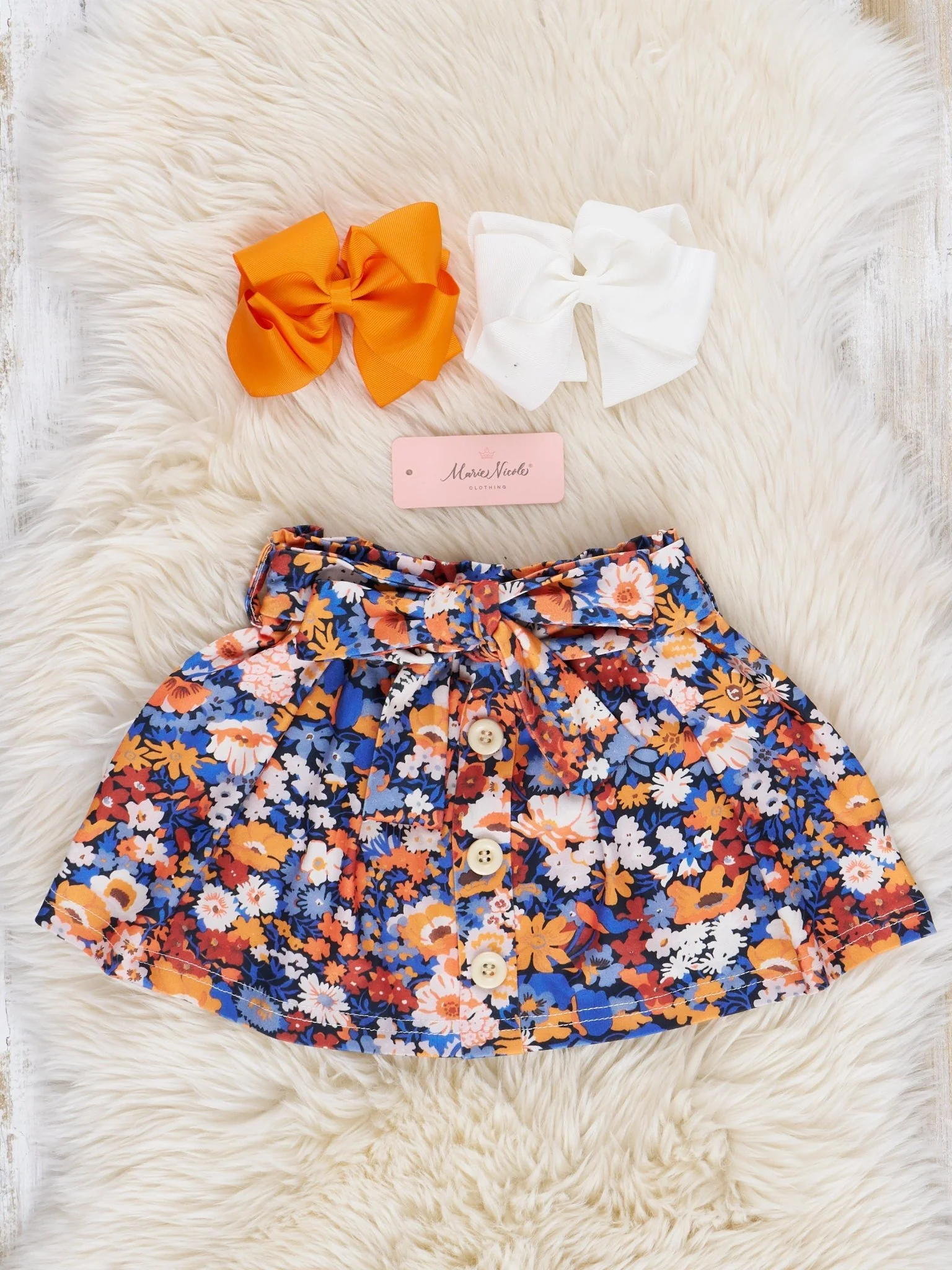 Floral "Pies Before Guys" Outfit w/ Skirt - Image 3