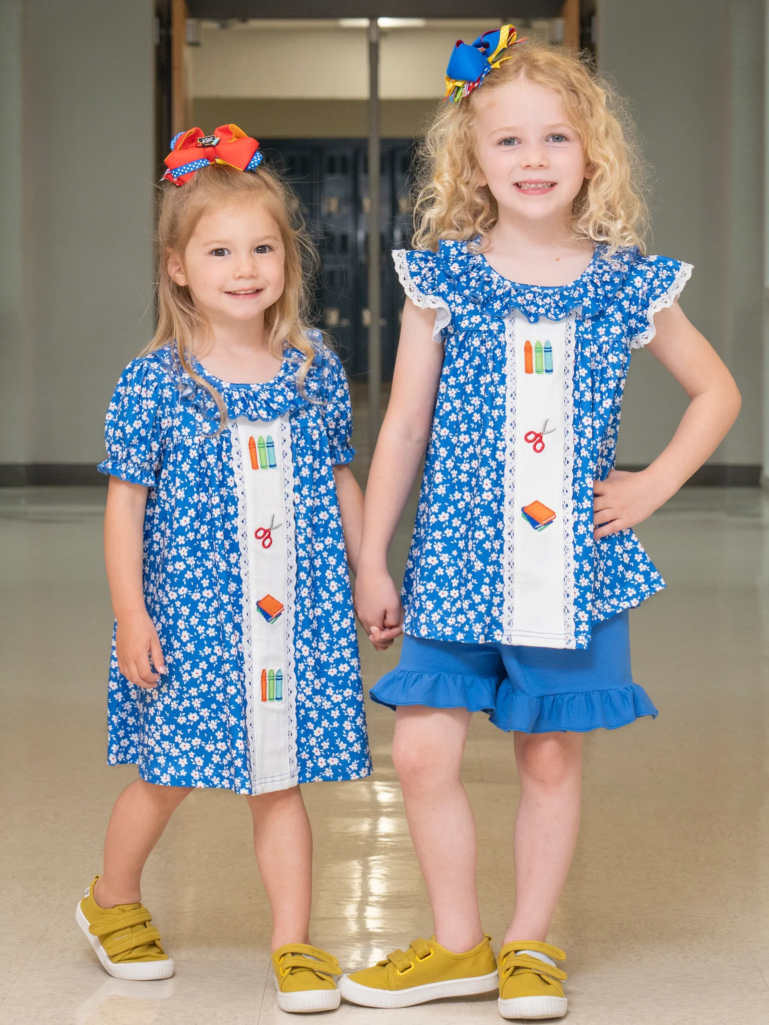 Floral School Days Ruffle Outfit - Image 5