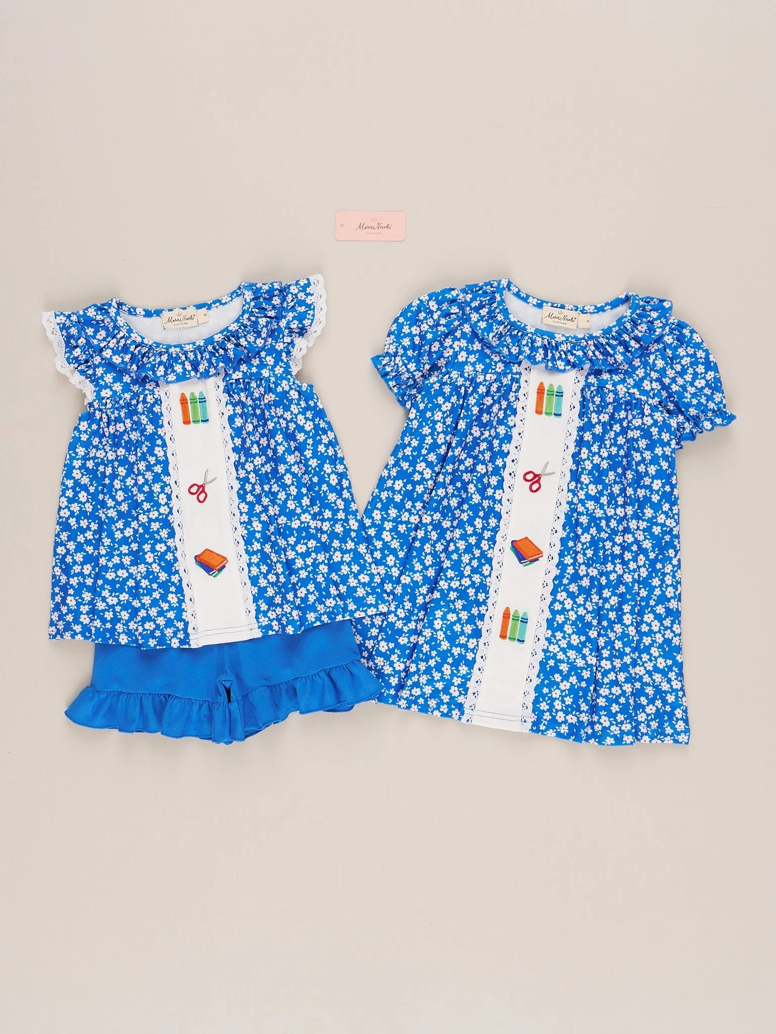 Floral School Days Ruffle Outfit - Image 6