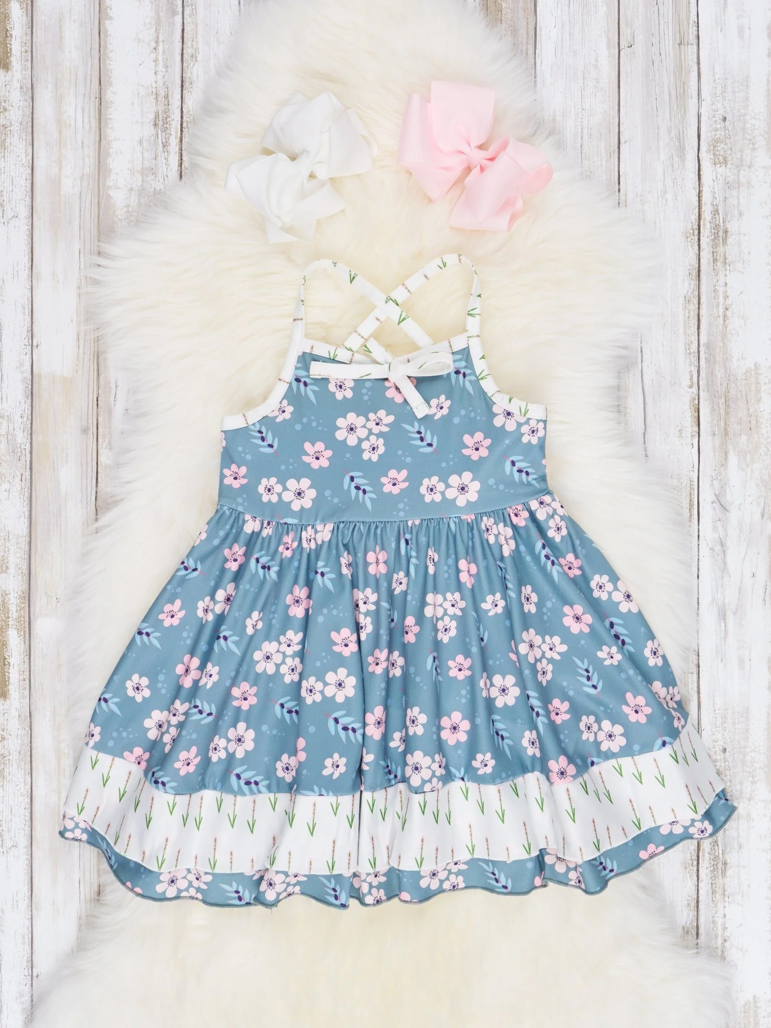 Floral Tank Tie Dress