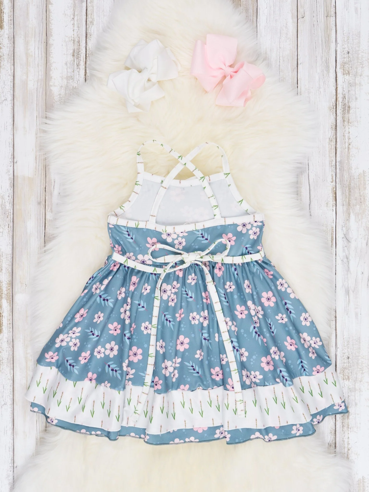 Floral Tank Tie Dress - Image 2
