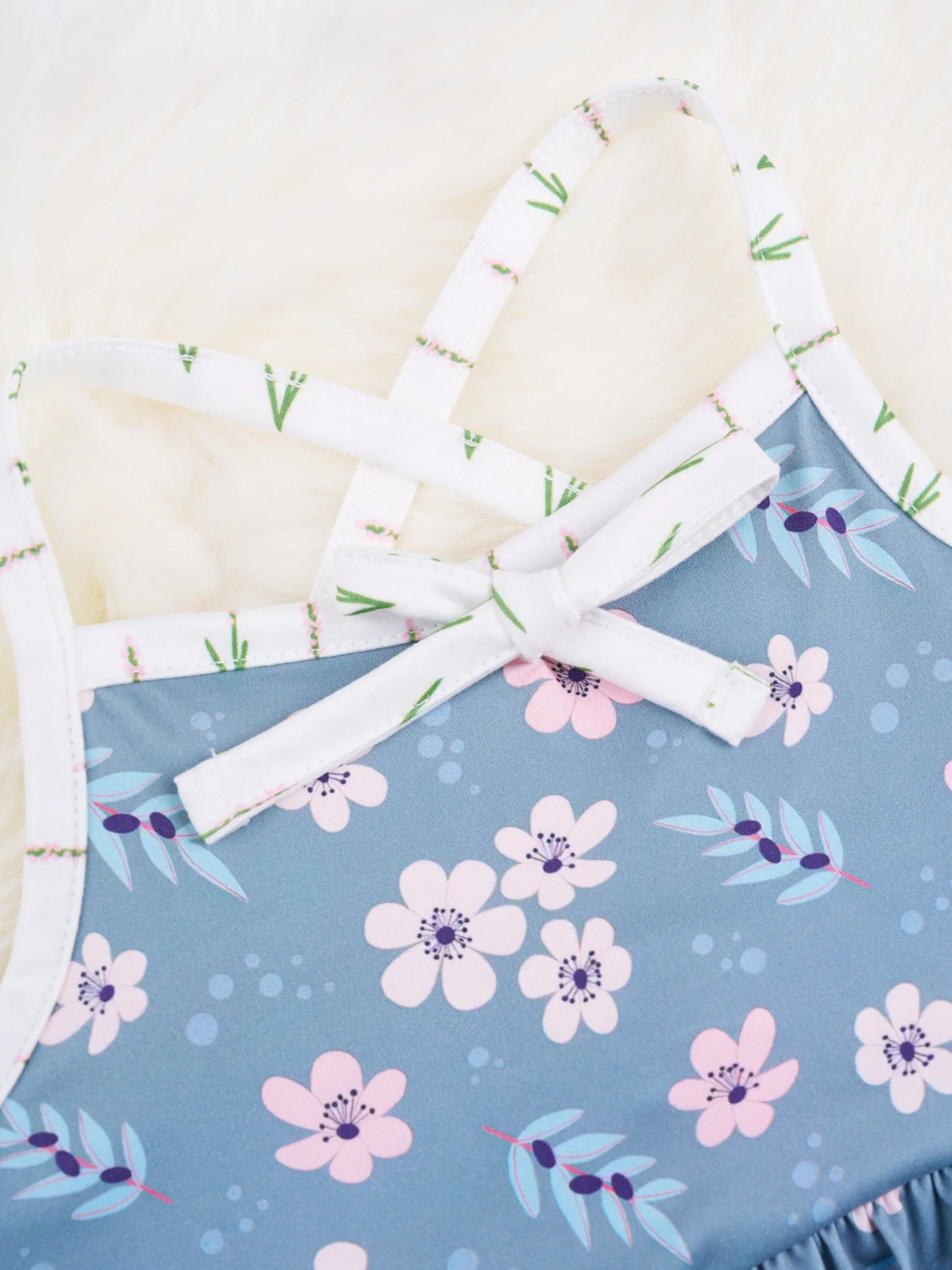 Floral Tank Tie Dress - Image 3