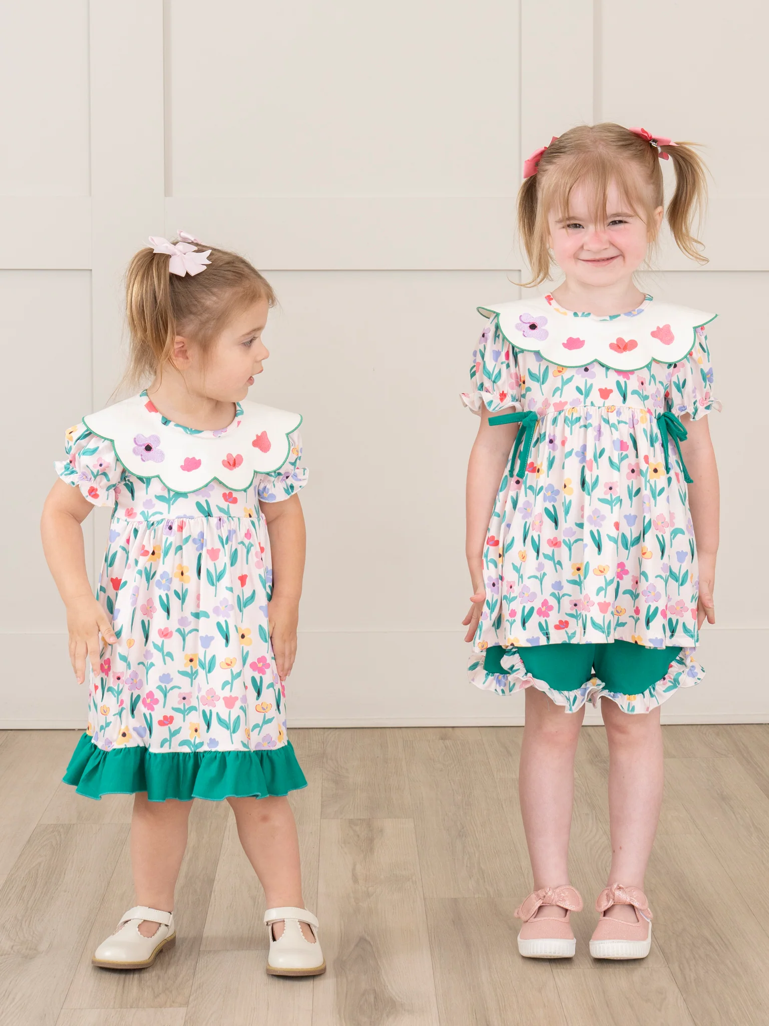 Flower Picking Embroidered Ruffle Outfit - Image 7