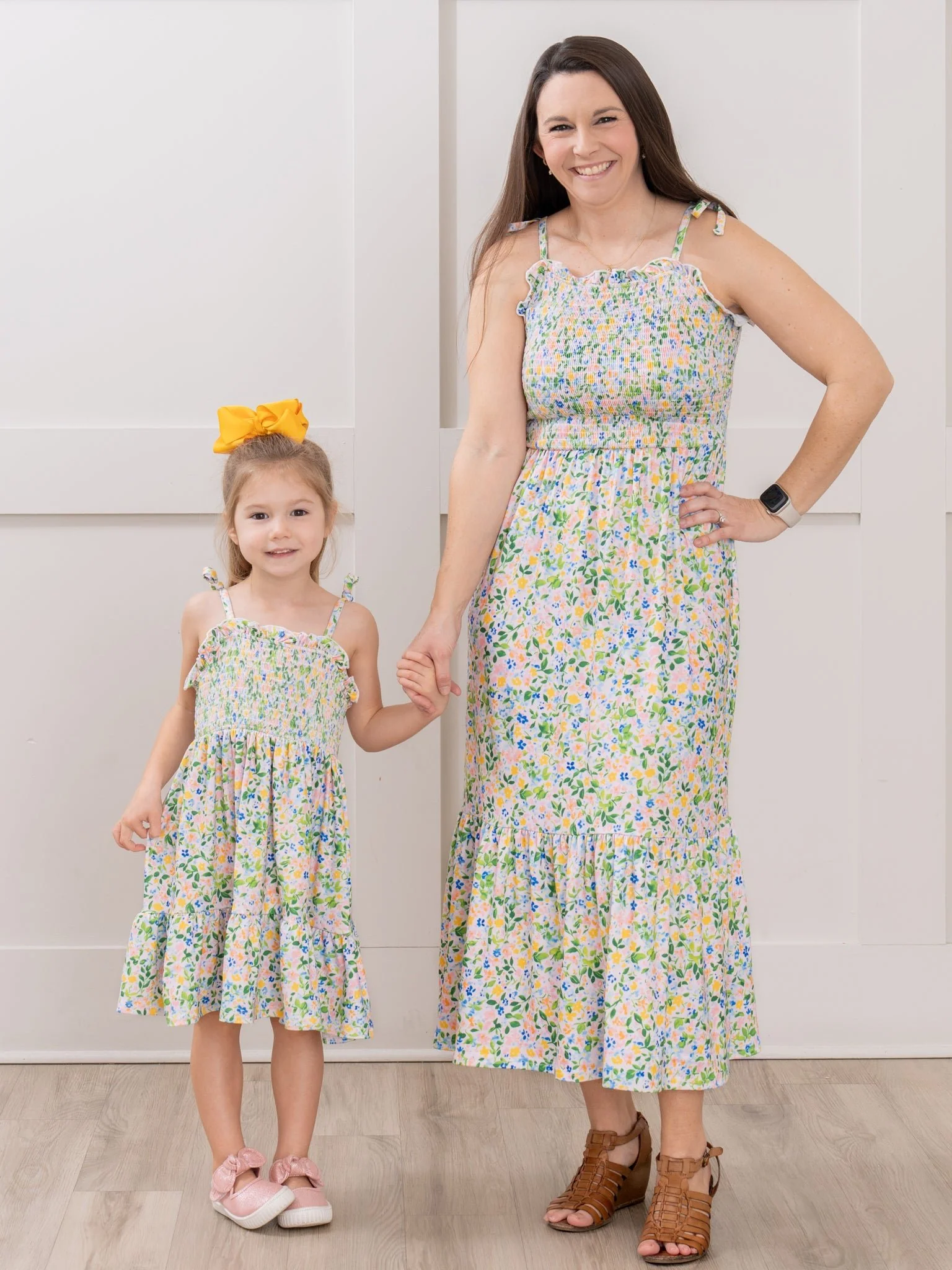 Flowerfield Twirl Smocked Ruffle Dress - Image 5