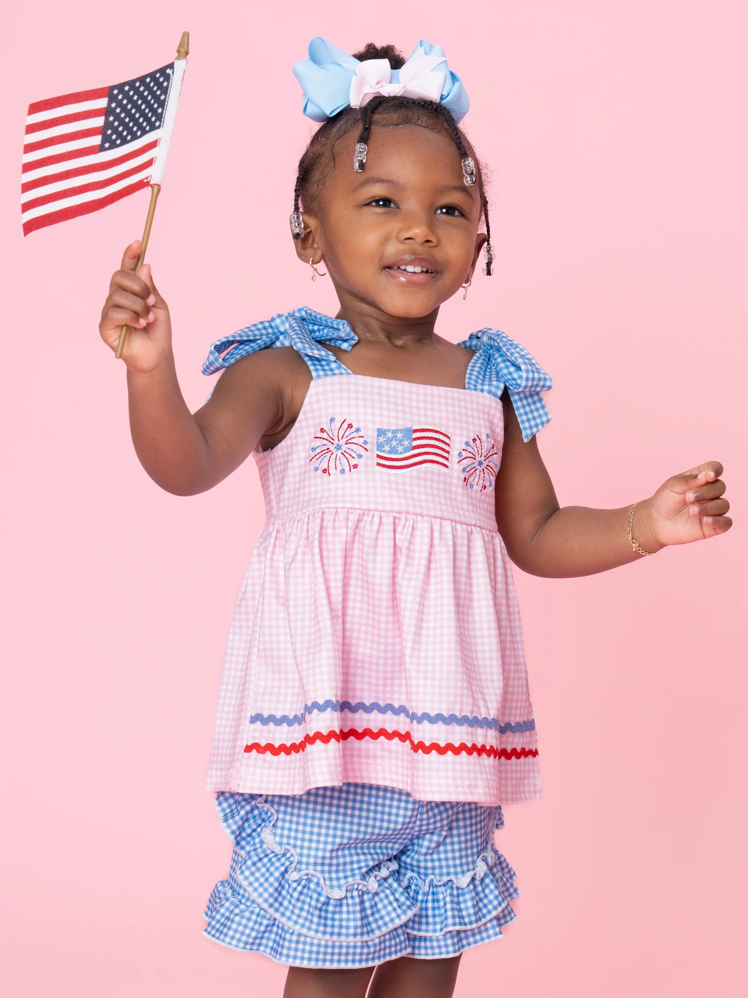 Freedom Sparkles Embroidered Outfit