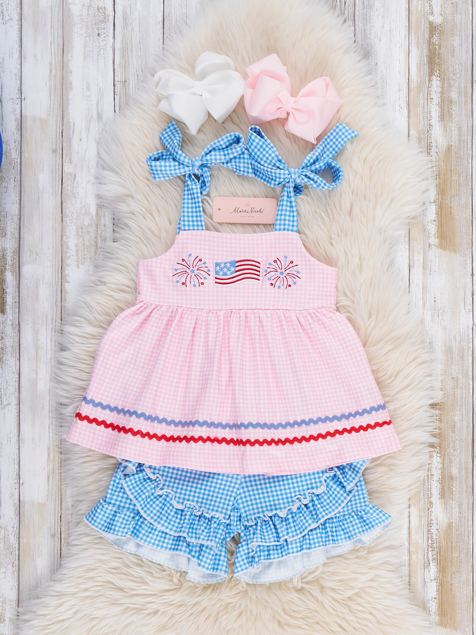 Freedom Sparkles Embroidered Outfit - Image 2
