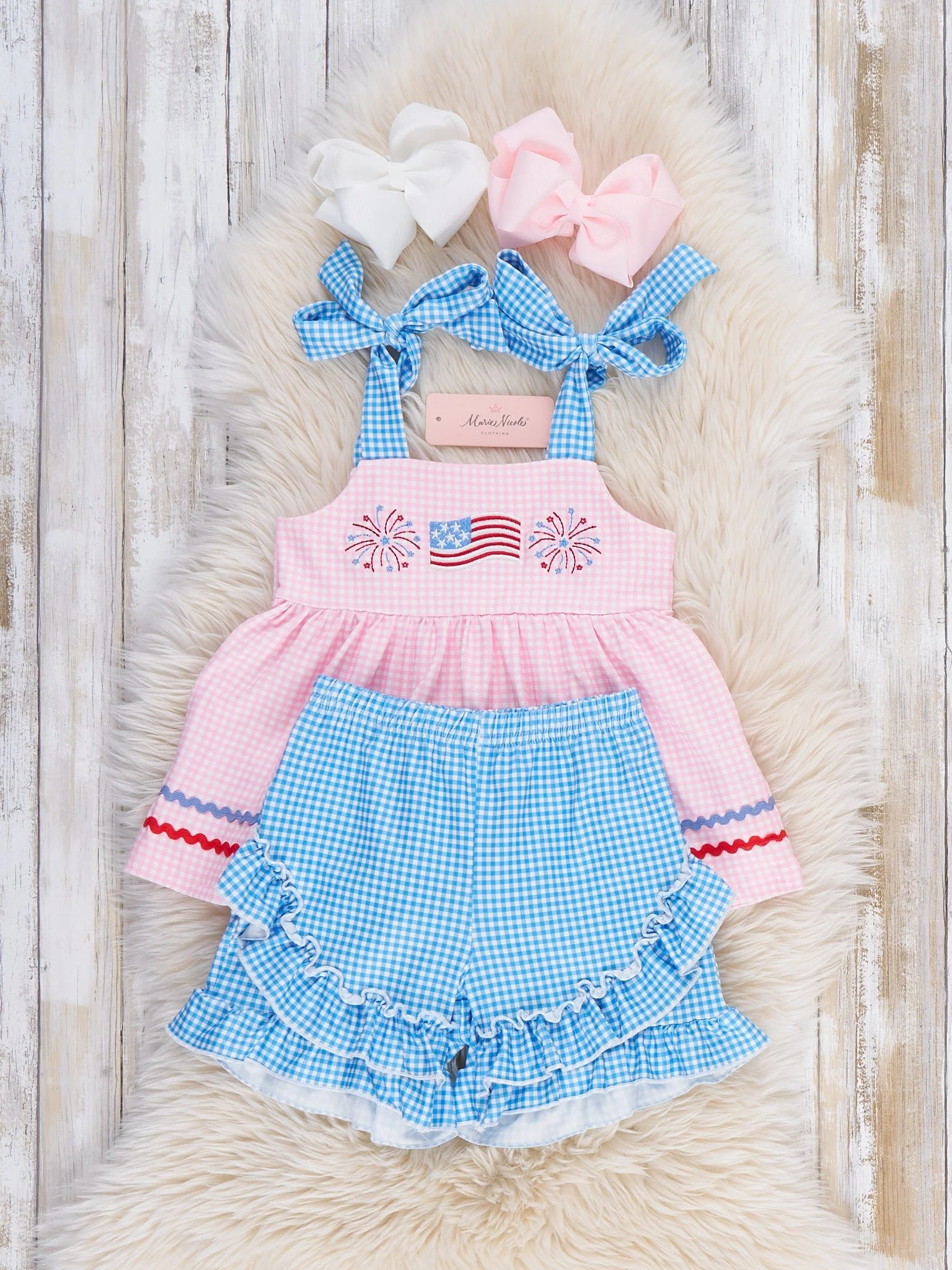 Freedom Sparkles Embroidered Outfit - Image 4