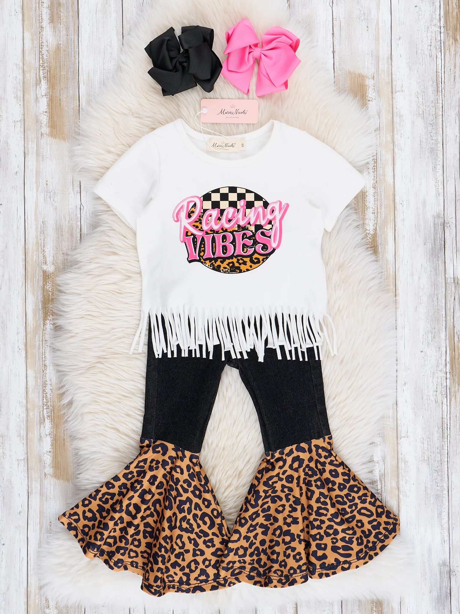 Fringe & Leopard Racing Vibes Outfit