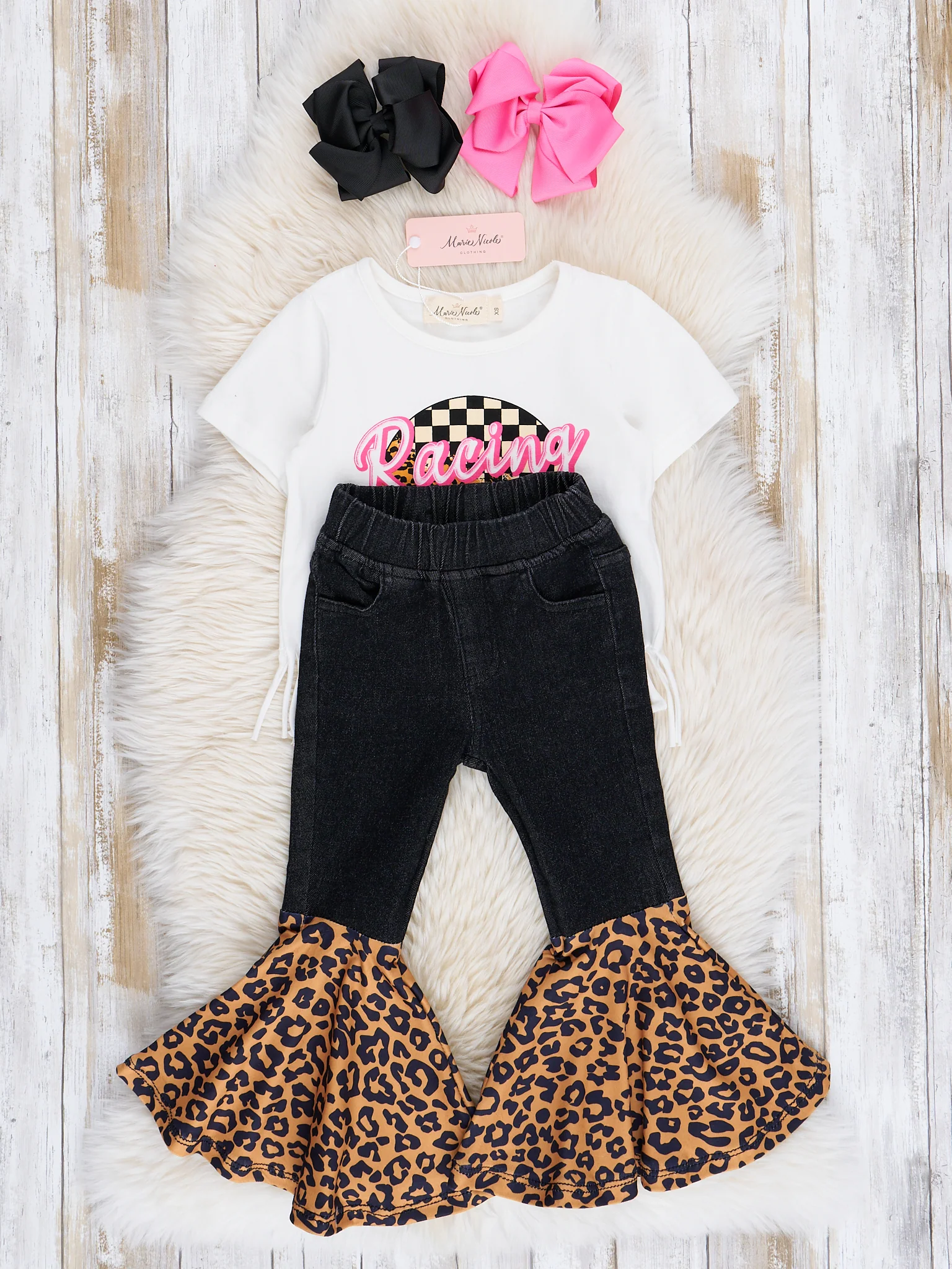 Fringe & Leopard Racing Vibes Outfit - Image 2