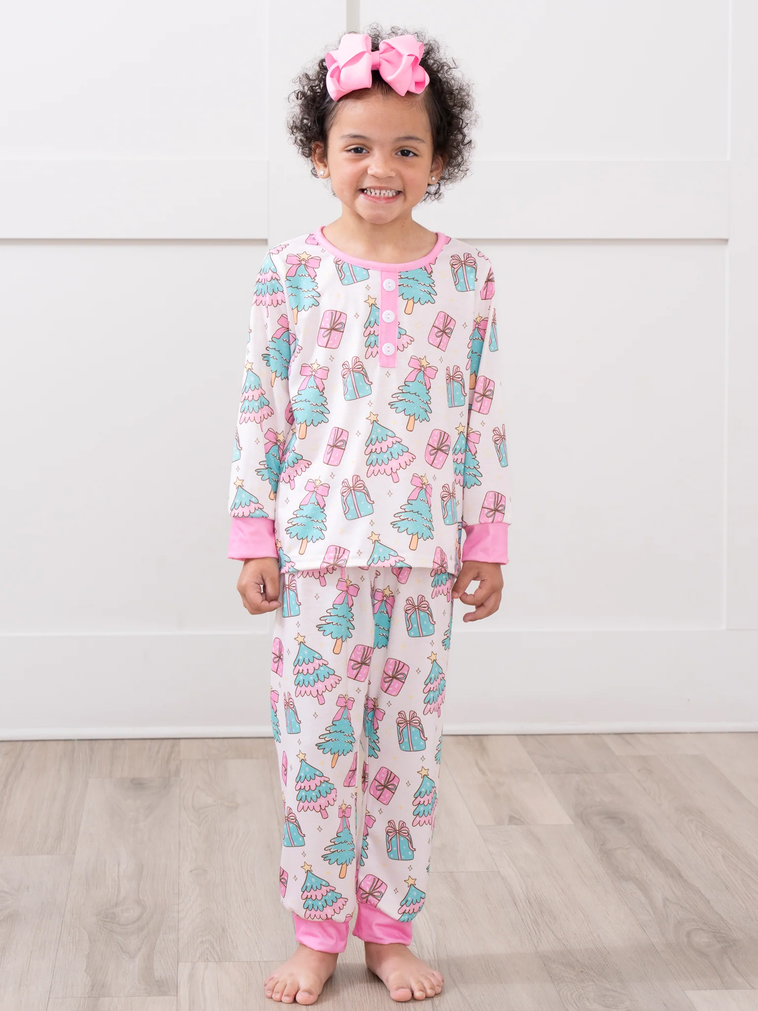 Frosty Tree Gift Pajamas