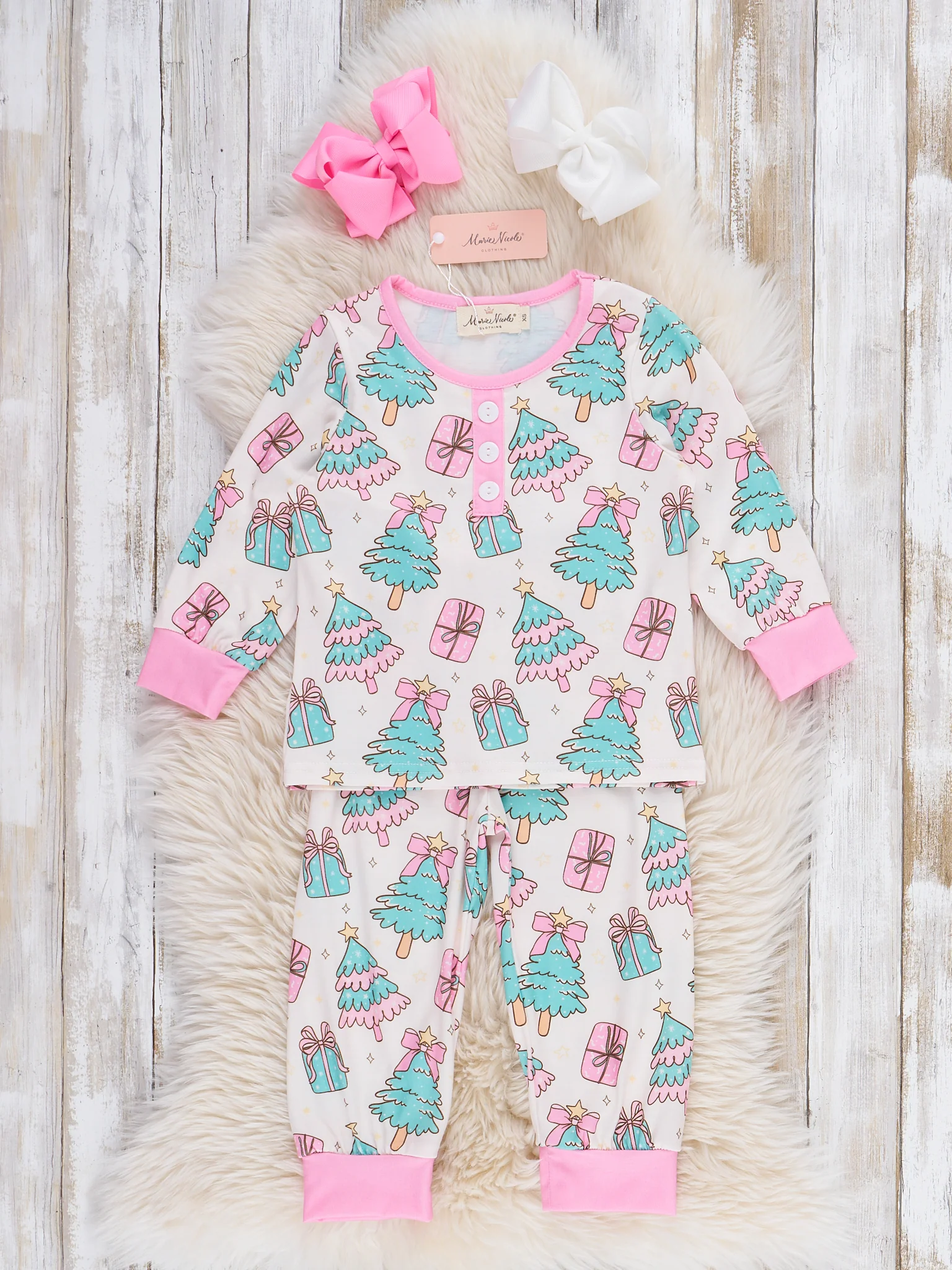 Frosty Tree Gift Pajamas - Image 2