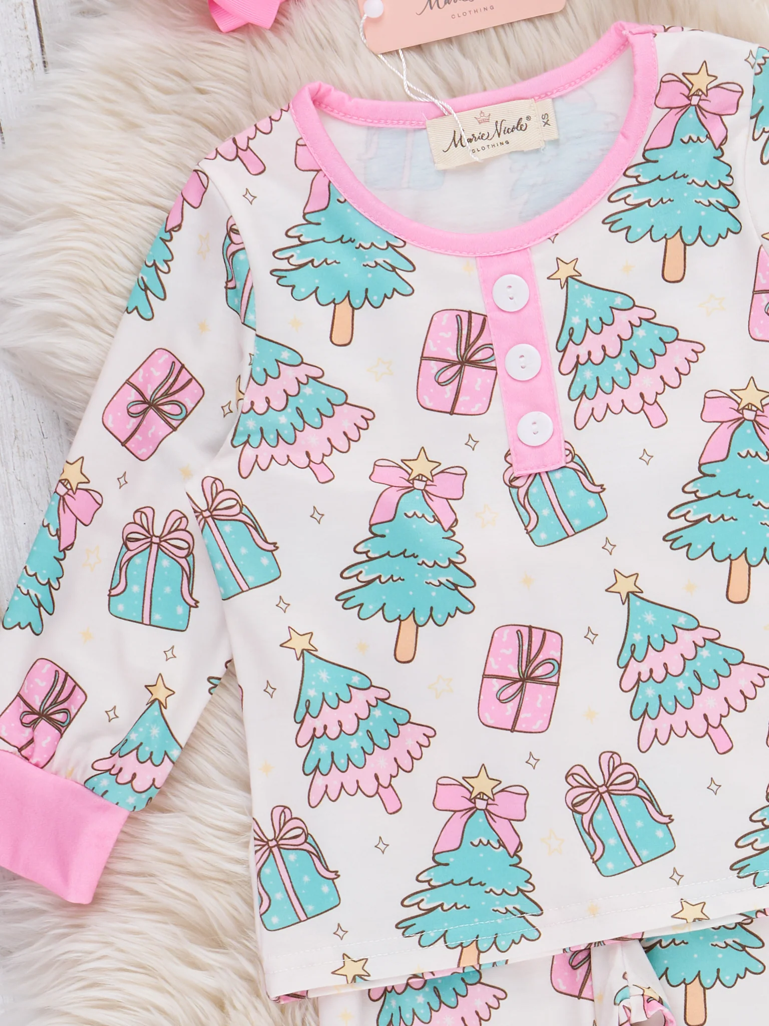 Frosty Tree Gift Pajamas - Image 3