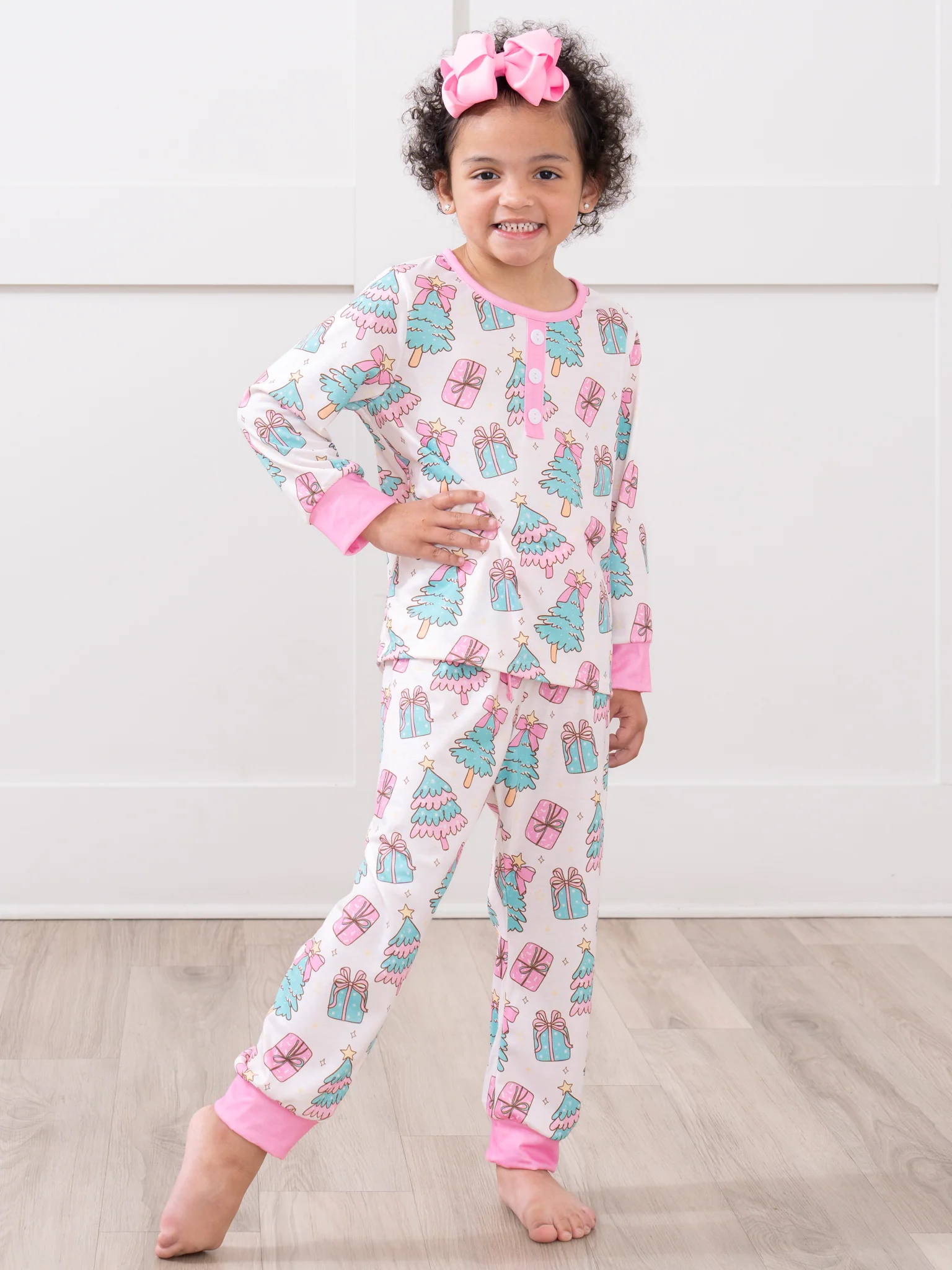 Frosty Tree Gift Pajamas - Image 5