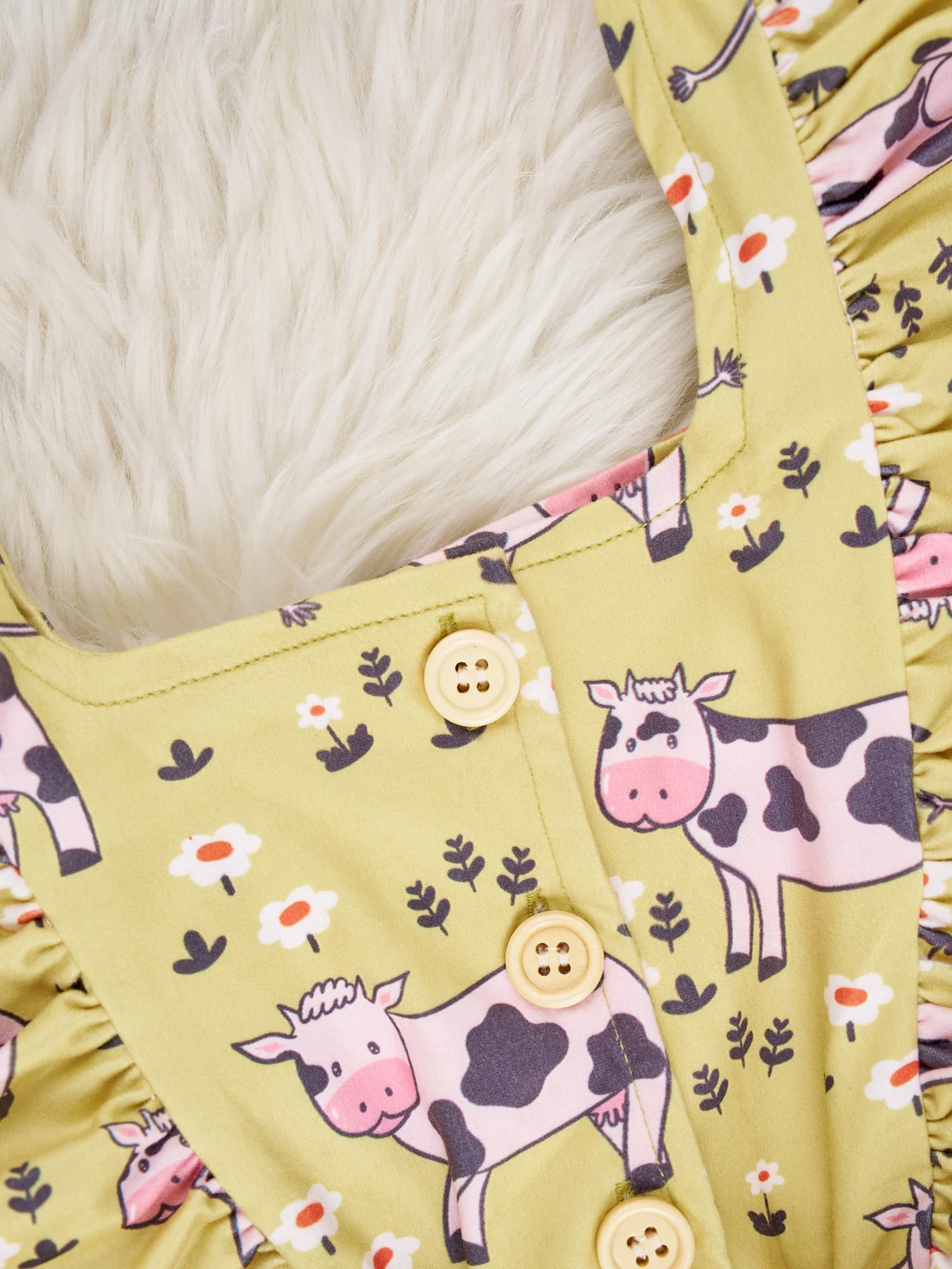 Funky Cow Ruffle Jumpsuit - Image 3