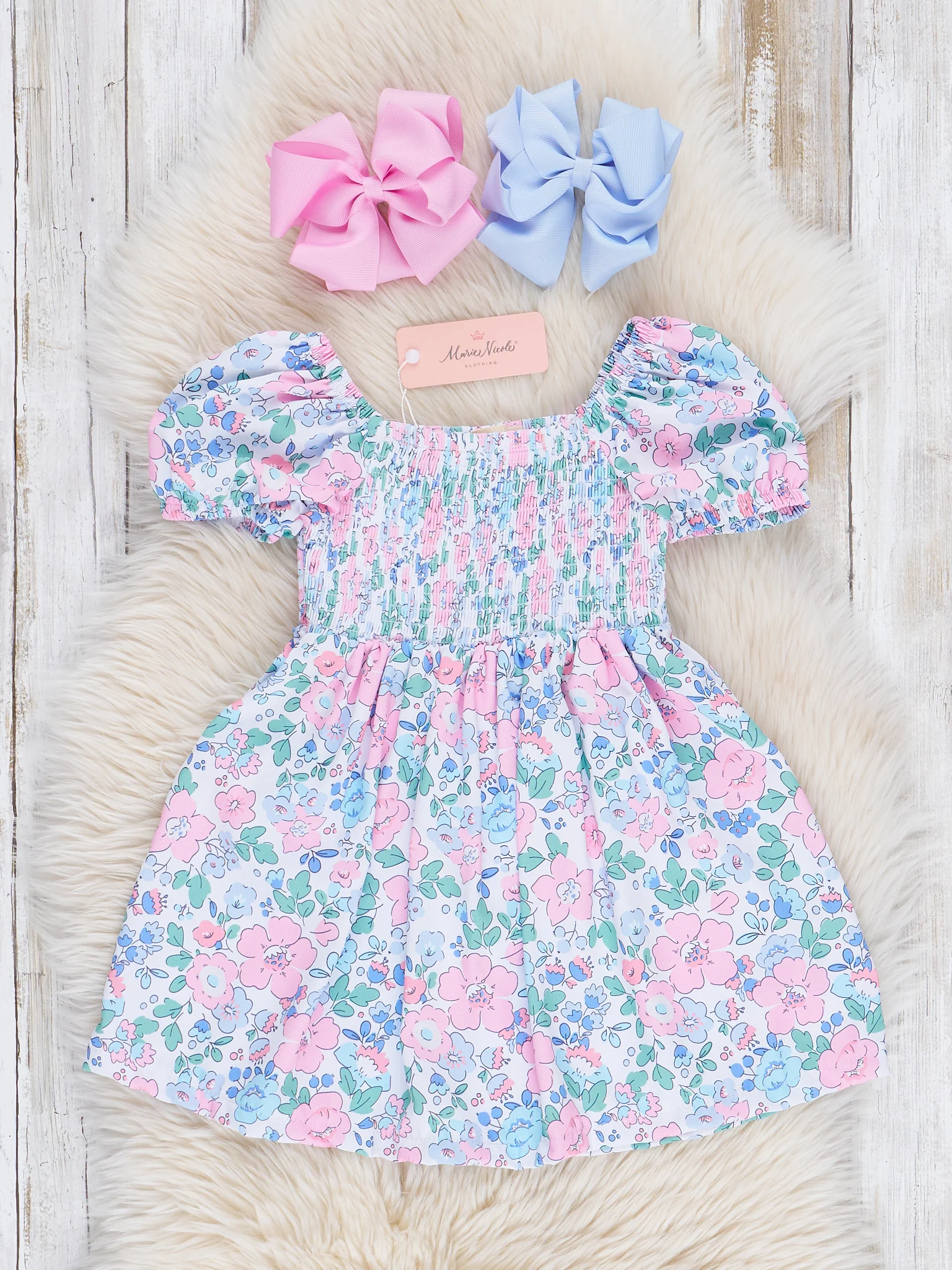 Garden Smocked Dress - Image 2