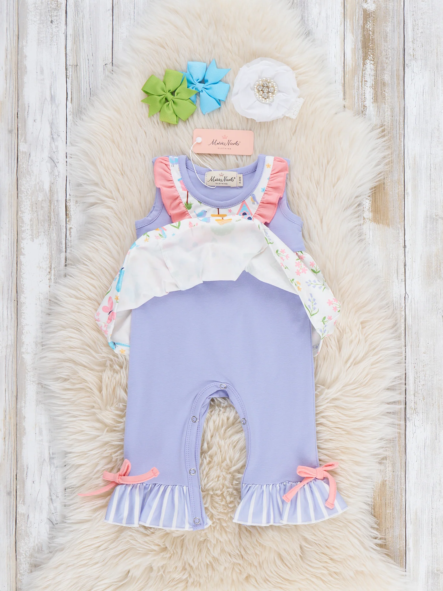 Garden Story Ruffle Romper - Image 3