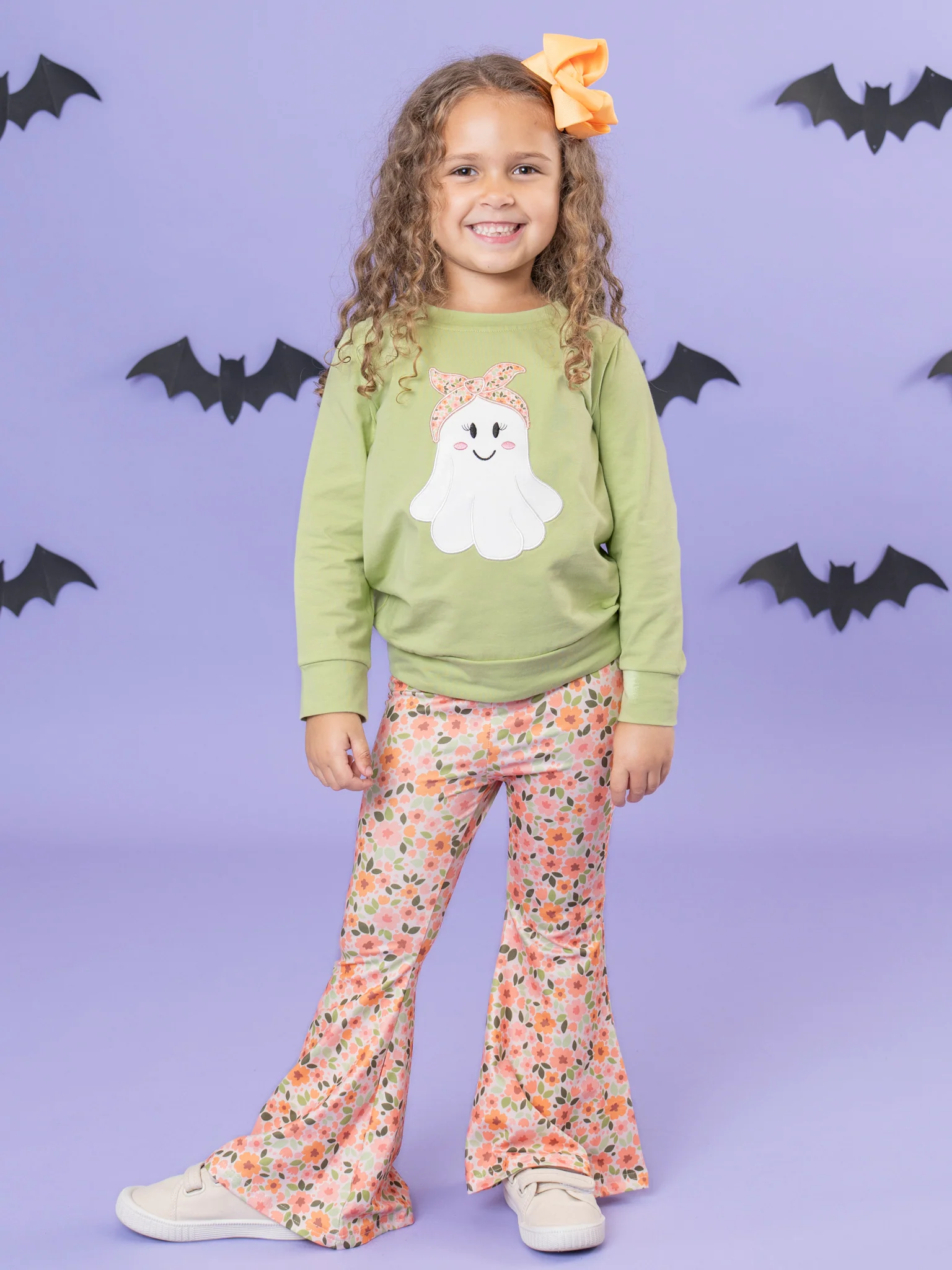 Ghostly Frolicking Bell Bottom Embroidered Outfit - Image 4